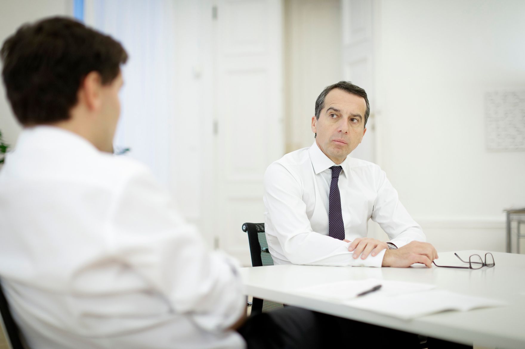 Christian Kern; Bundeskanzler der Republik &Ouml;sterreich vom 17. Mai 2016 bis 18. Dezember 2017.