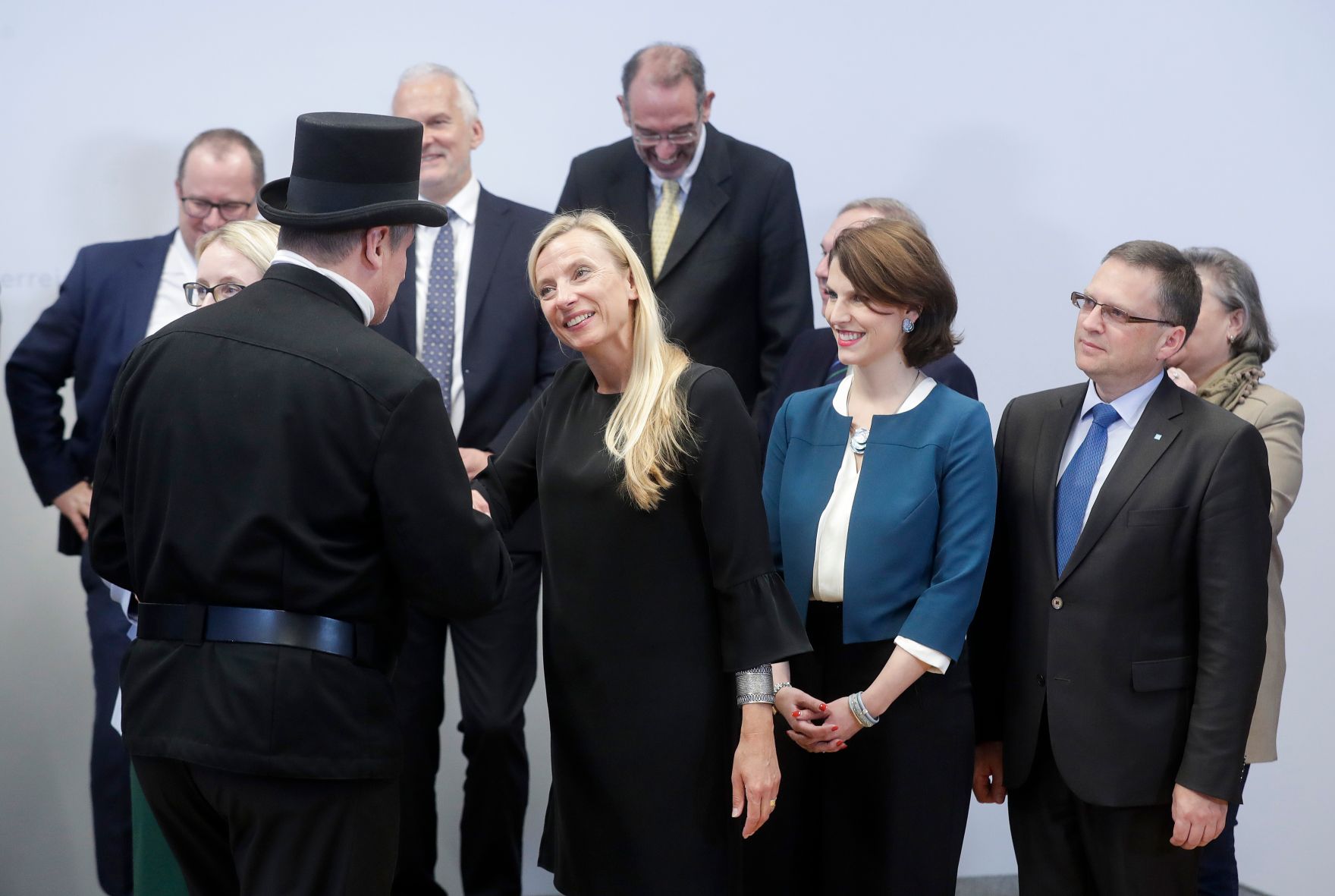 Am 10. J&auml;nner 2019 begann in Mauerbach die zweit&auml;gige Klausurtagung der Bundesregierung. Im Bild Bundesministerin Juliane Bogner-Strau&szlig; (2.v.l.).