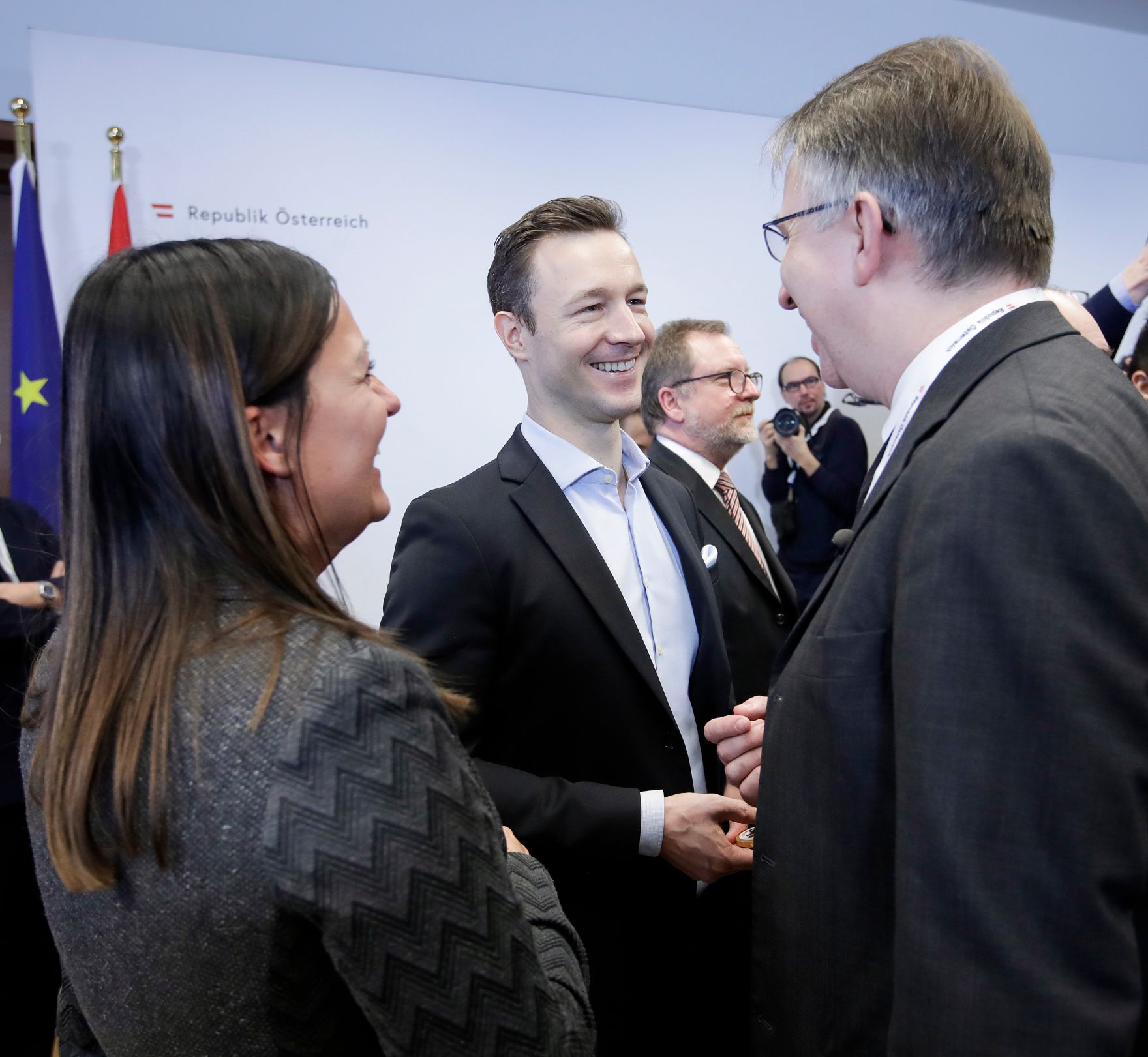 Am 10. J&auml;nner 2019 begann in Mauerbach die zweit&auml;gige Klausurtagung der Bundesregierung. Im Bild Bundesminister Gernot Bl&uuml;mel (m.).
