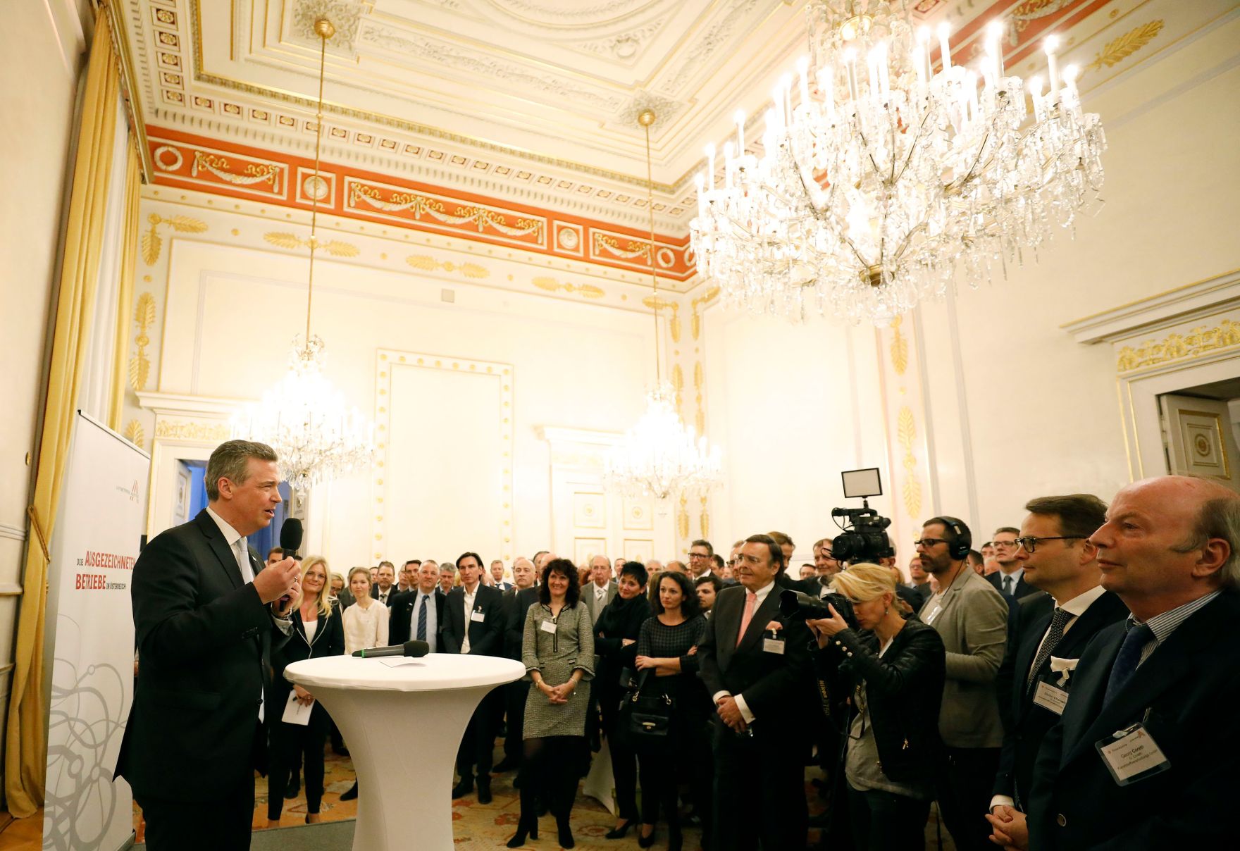 Am 11. M&auml;rz 2019 fand ein Empfang f&uuml;r &ouml;sterreichische Leitbetriebe im Bundeskanzleramt statt.