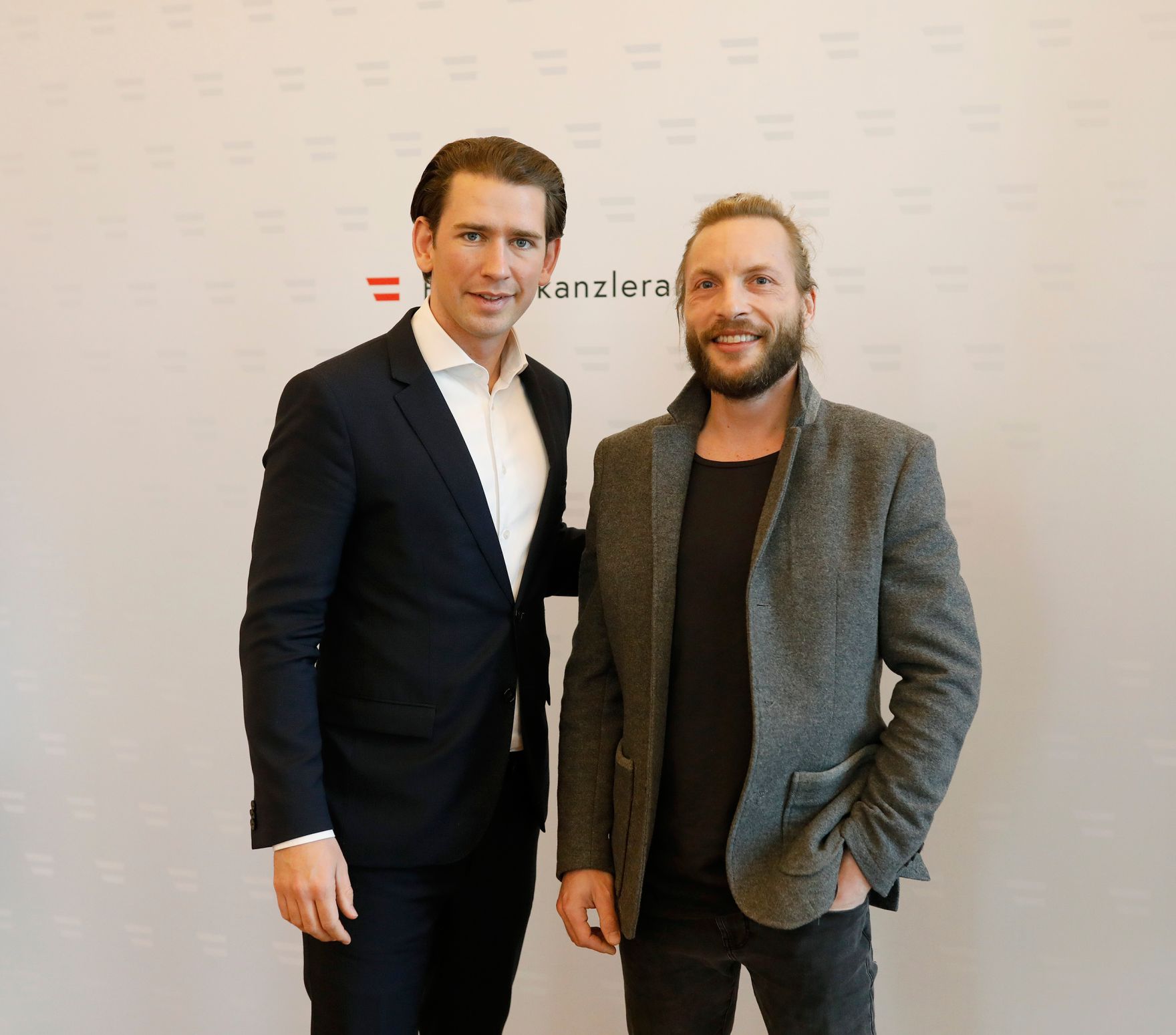 Am 13. M&auml;rz 2019 empfing Bundeskanzler Sebastian Kurz (l.) den Inhaber der Zuckerlwerkstatt Christian Mayer (r.) im Bundeskanzleramt.