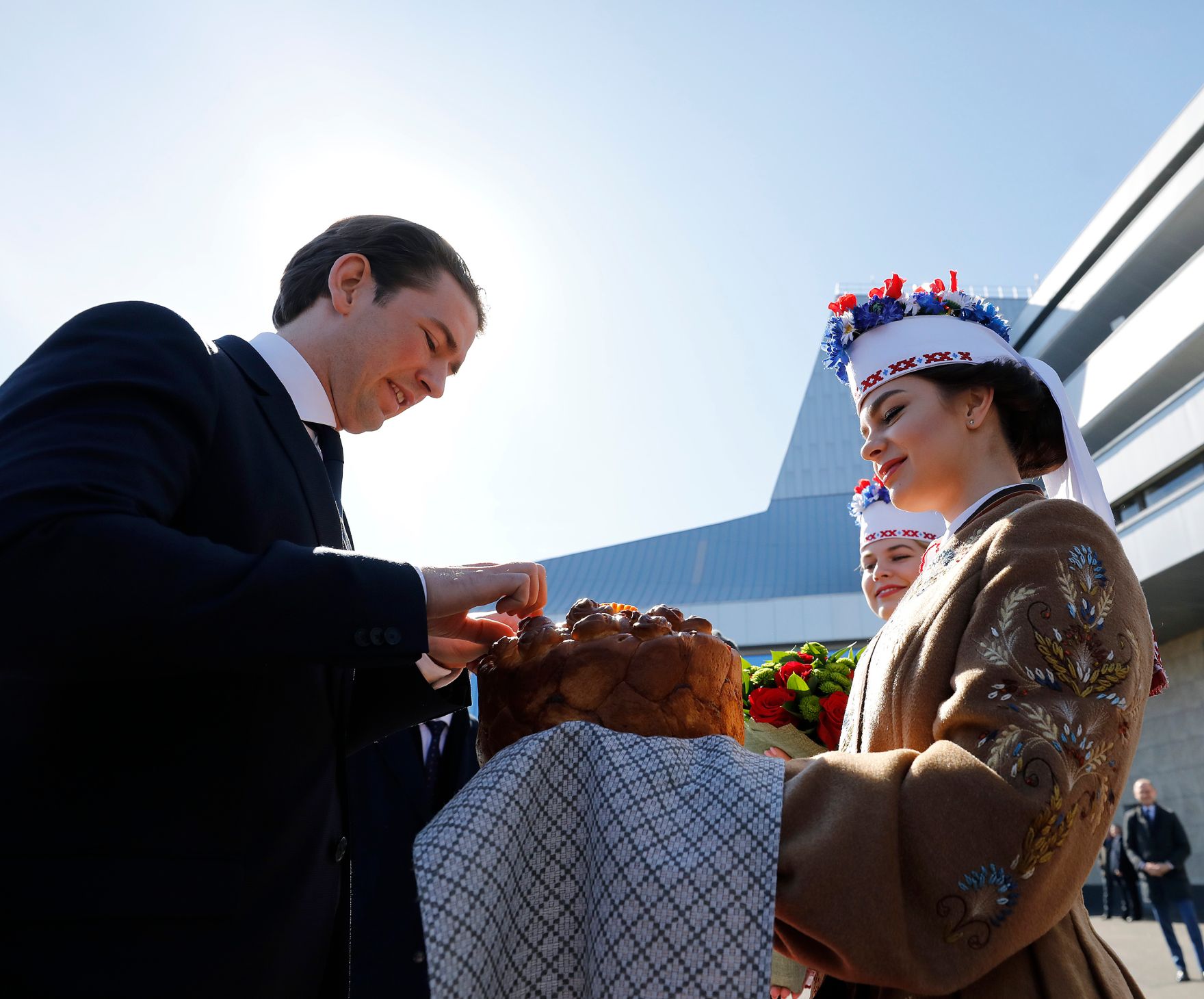 Am 28. M&auml;rz 2019 fand die Arbeitsreise von Bundeskanzler Sebastian Kurz (l.) in Minsk statt.