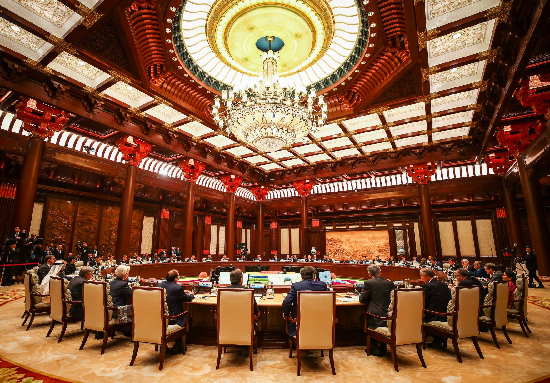 Am 27. April 2019 fand die Arbeitsreise von Bundeskanzler Sebastian Kurz in China statt. Im Bild beim Belt and Road Forum.