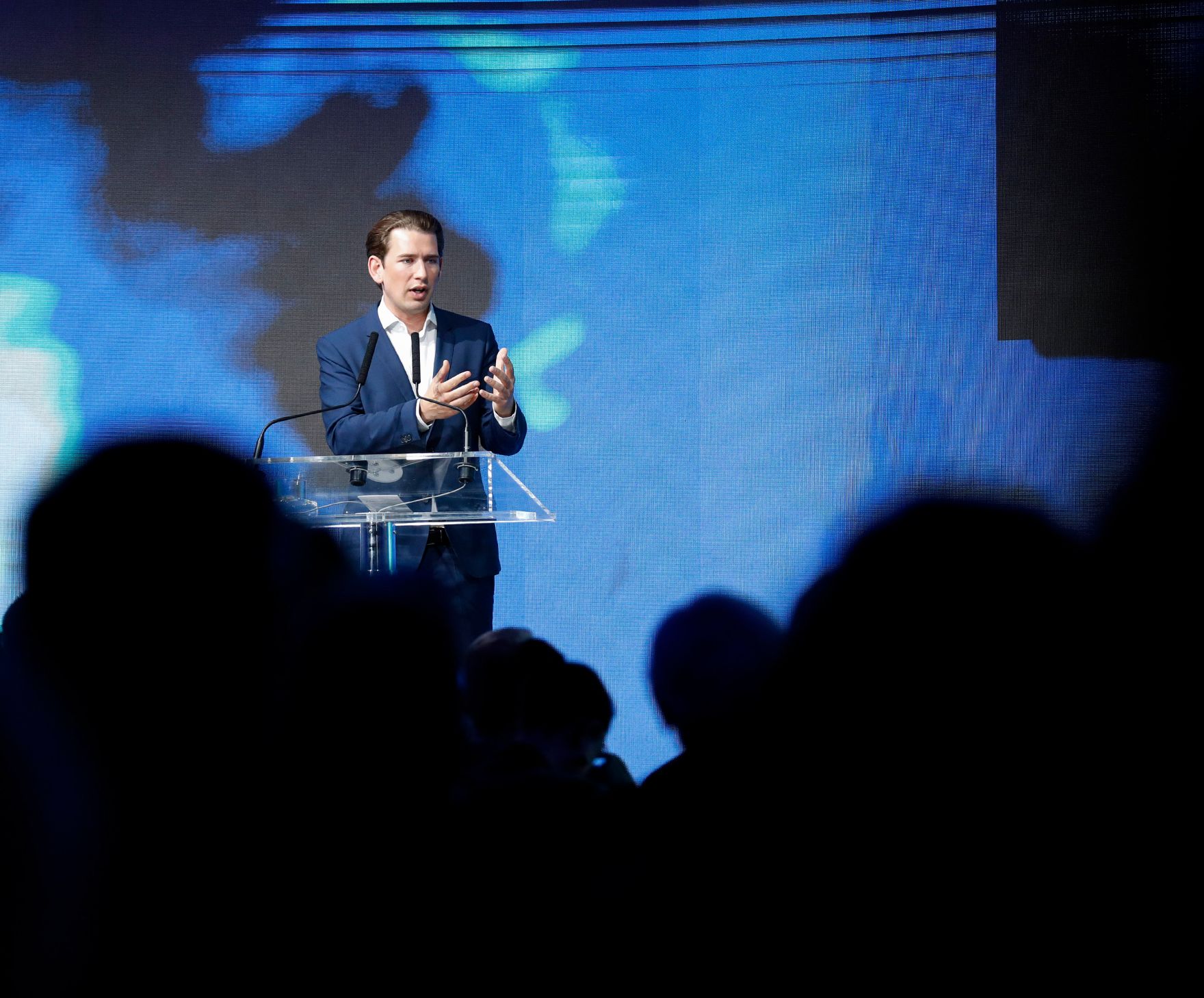 Am 7. Mai 2019 nahm Bundeskanzler Sebastian Kurz (im Bild) an der Veranstaltung &quot;The European Dream&quot; teil.
