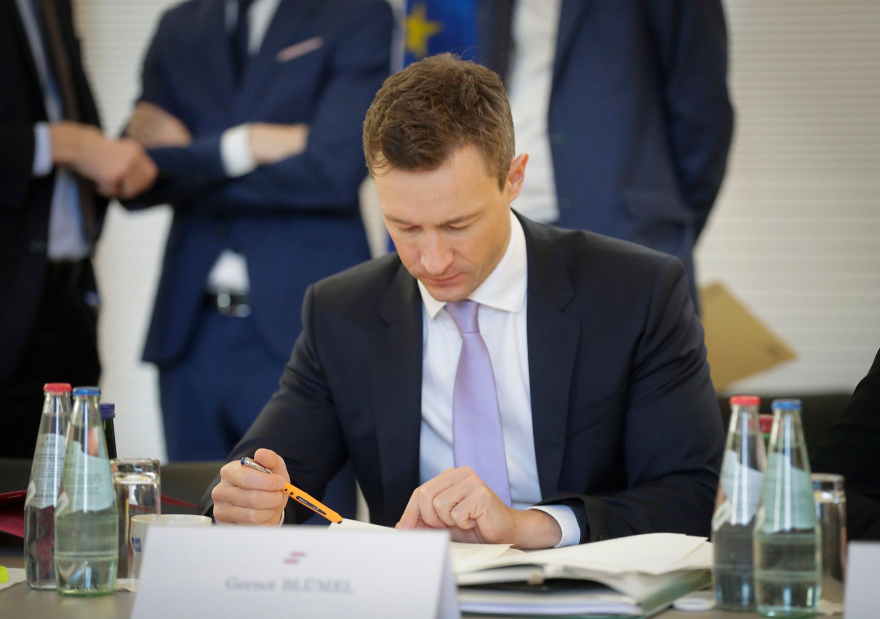 Am 5. J&auml;nner 2017 endete in Seggau die zweit&auml;gige Klausurtagung der Bundesregierung. Im Bild Bundesminister Gernot Bl&uuml;mel.