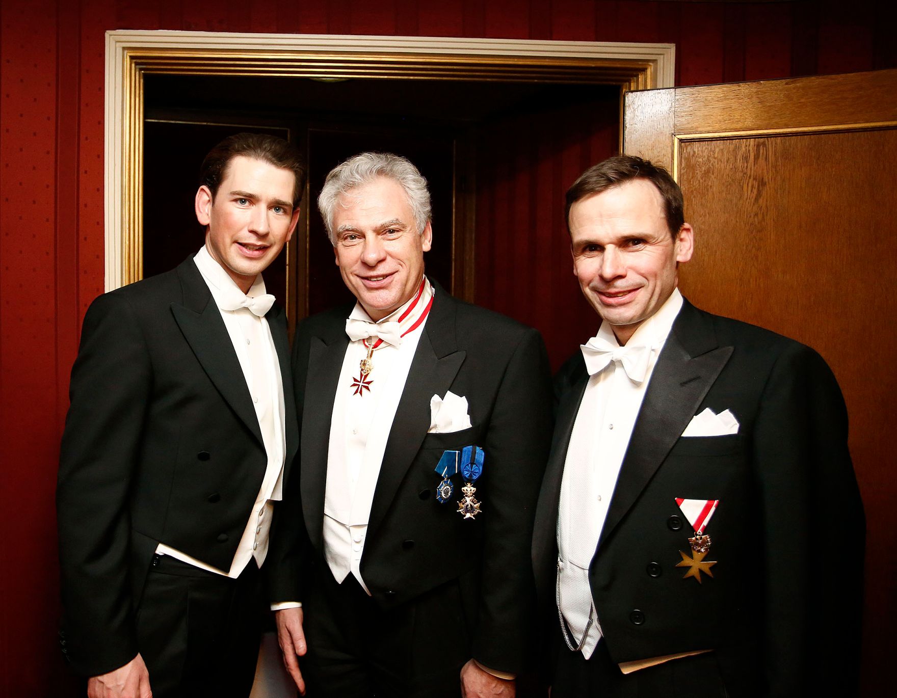 Am 8. Februar 2018 besuchte Bundeskanzler Sebastian Kurz (l.) den Wiener Opernball.
