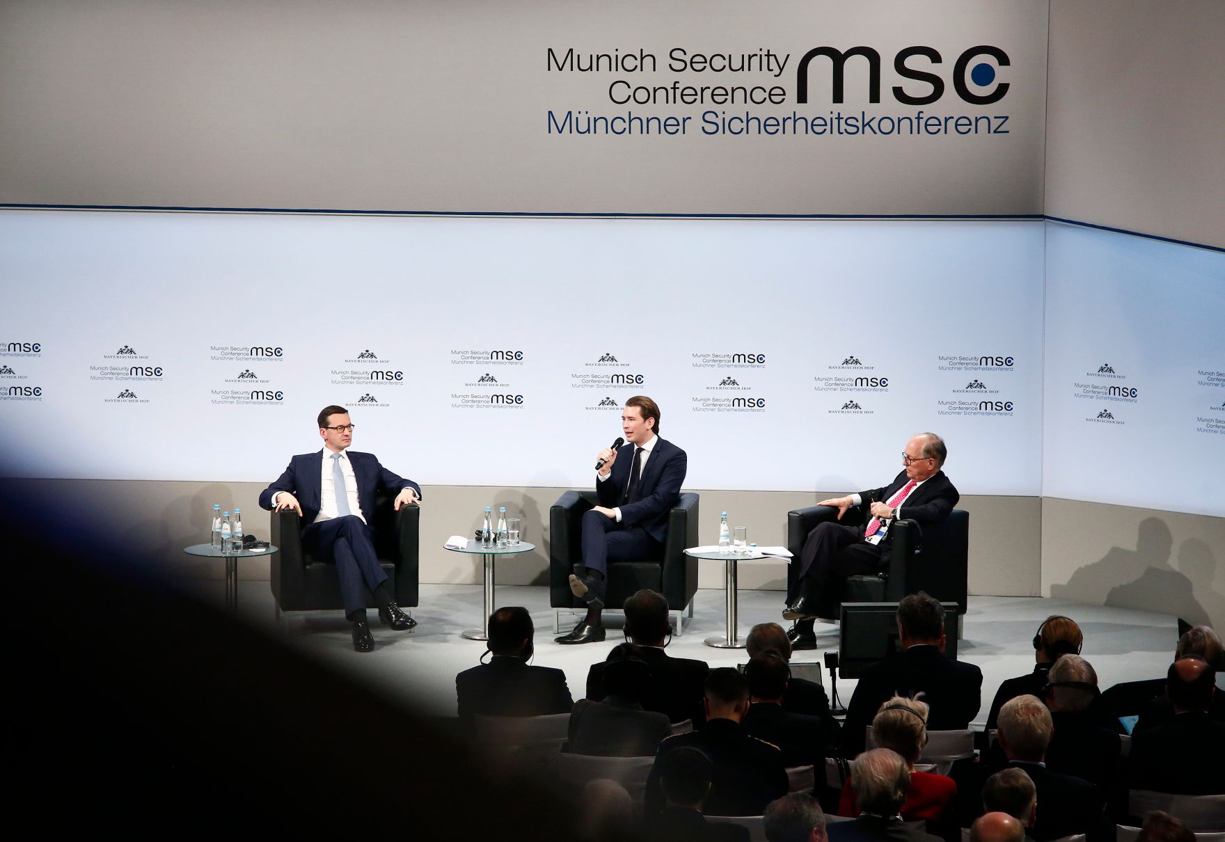 Am 17. Februar 2018 besuchte Bundeskanzler Sebastian Kurz (im Bild) die M&uuml;nchner Sicherheitskonferenz.