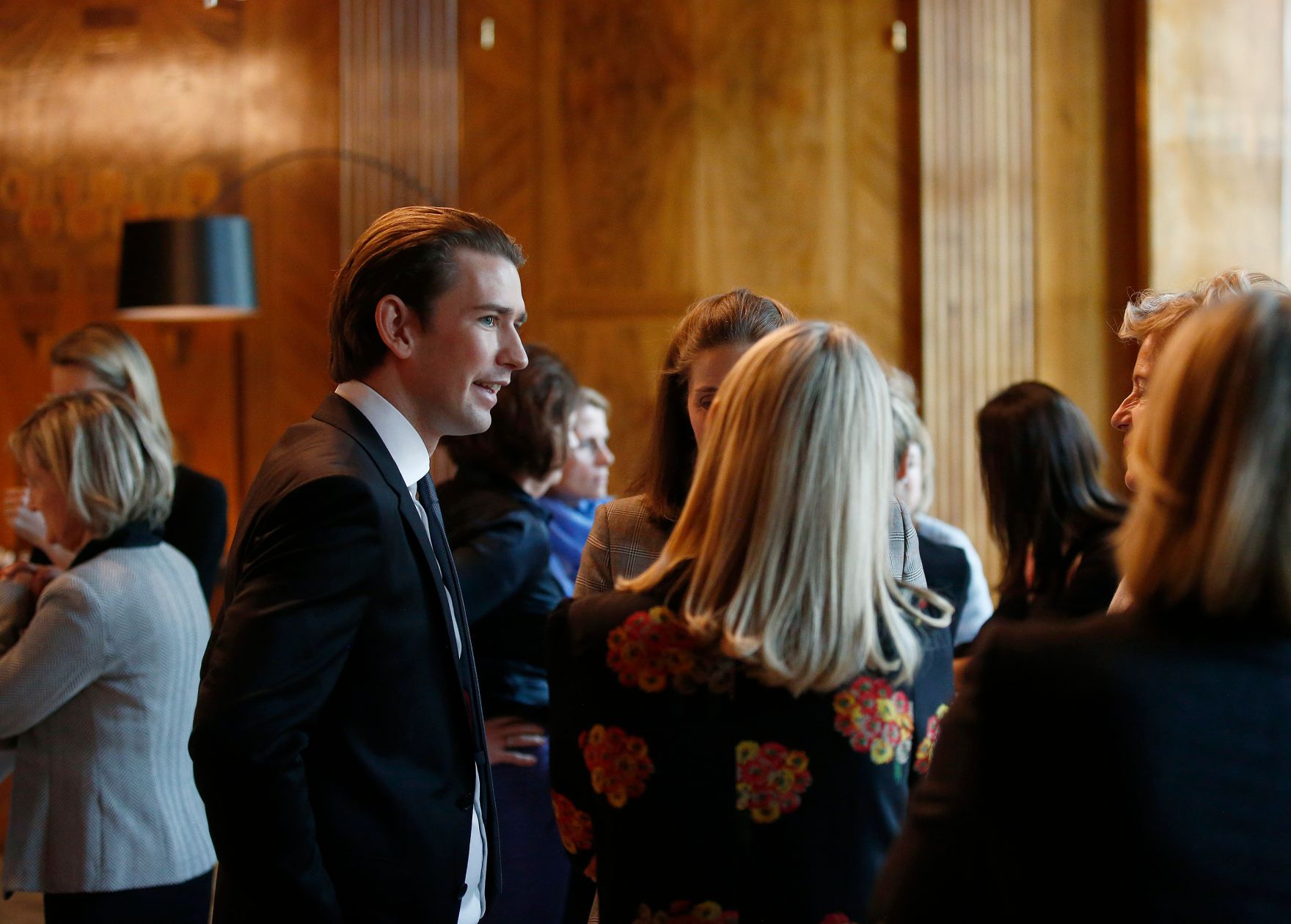 Am 12. M&auml;rz 2018 empfing Bundeskanzler Sebastian Kurz (im Bild) Frauen der Wirtschaft im Bundeskanzleramt.