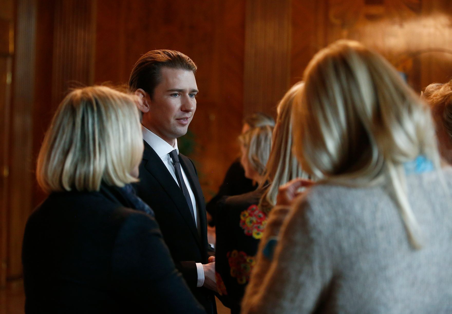 Am 12. M&auml;rz 2018 empfing Bundeskanzler Sebastian Kurz (im Bild) Frauen der Wirtschaft im Bundeskanzleramt.