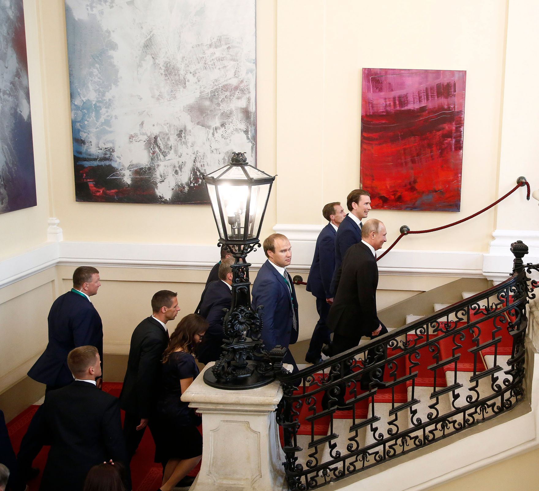 Am 5. Juni 2018 empfing Bundeskanzler Sebastian Kurz den russischen Pr&auml;sidenten Wladimir Putin zu einem Arbeitsgespr&auml;ch.