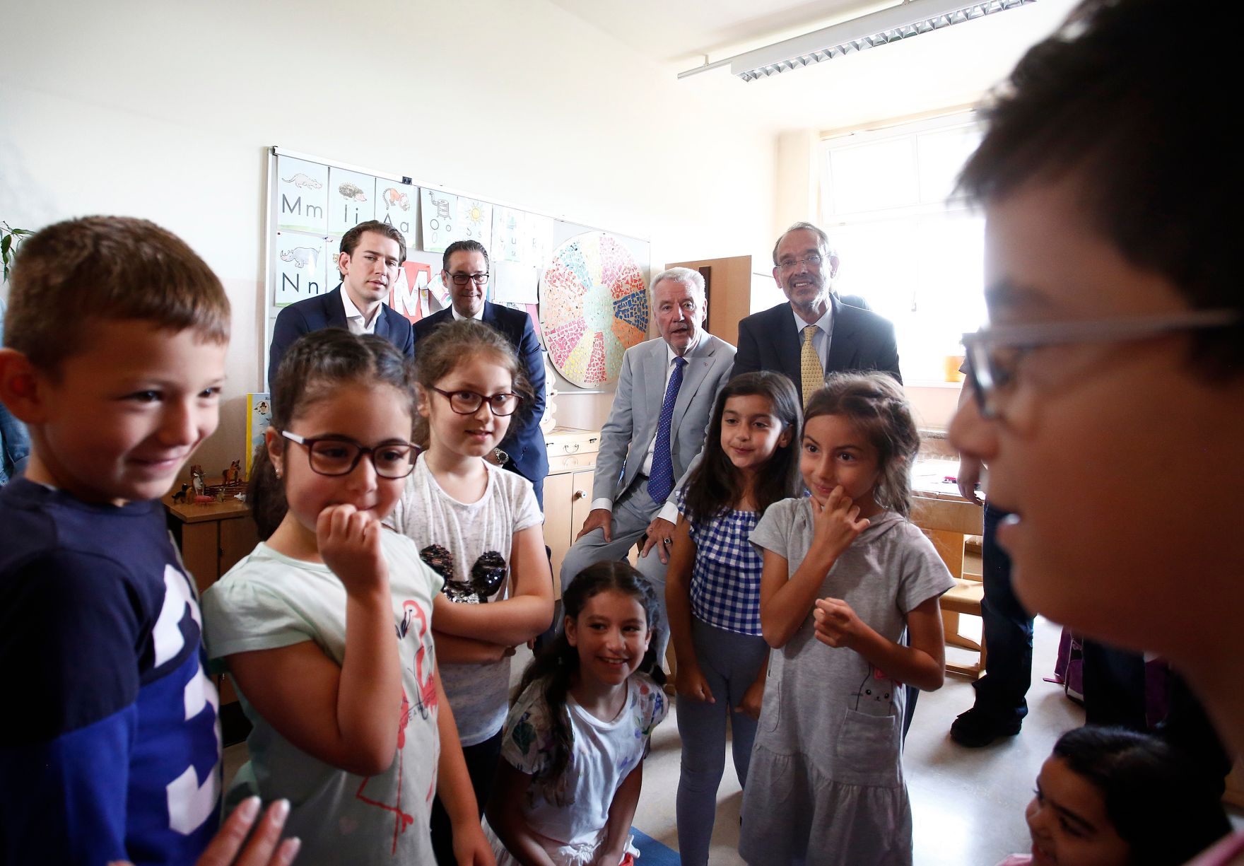 Am 18. Juni 2018 besuchte Bundeskanzler Sebastian Kurz gemeinsam mit Vizekanzler Heinz-Christian Strache und Bundesminister Heinz Fa&szlig;mann im Rahmen der Best Practice Beispiele "Deutschf&ouml;rderklassen" die Otto Gl&ouml;ckel Sportvolksschule Wiener Neustadt.