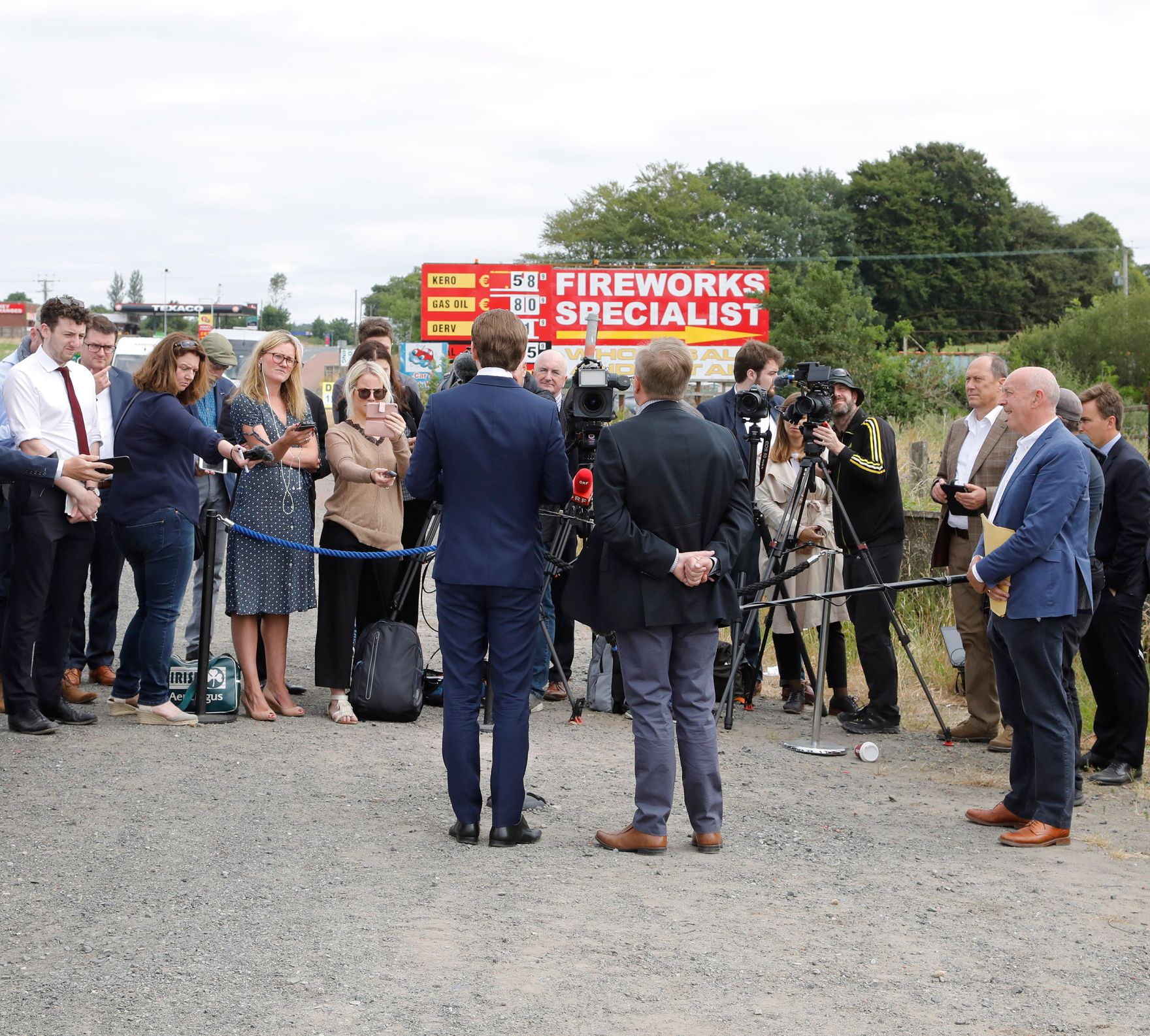 Am 9. Juli 2018 setzte Bundeskanzler Sebastian Kurz seinen Arbeitsbesuch in Irland fort. Im Bild mit dem irischen Landwirtschaftsminister Michael Creed.