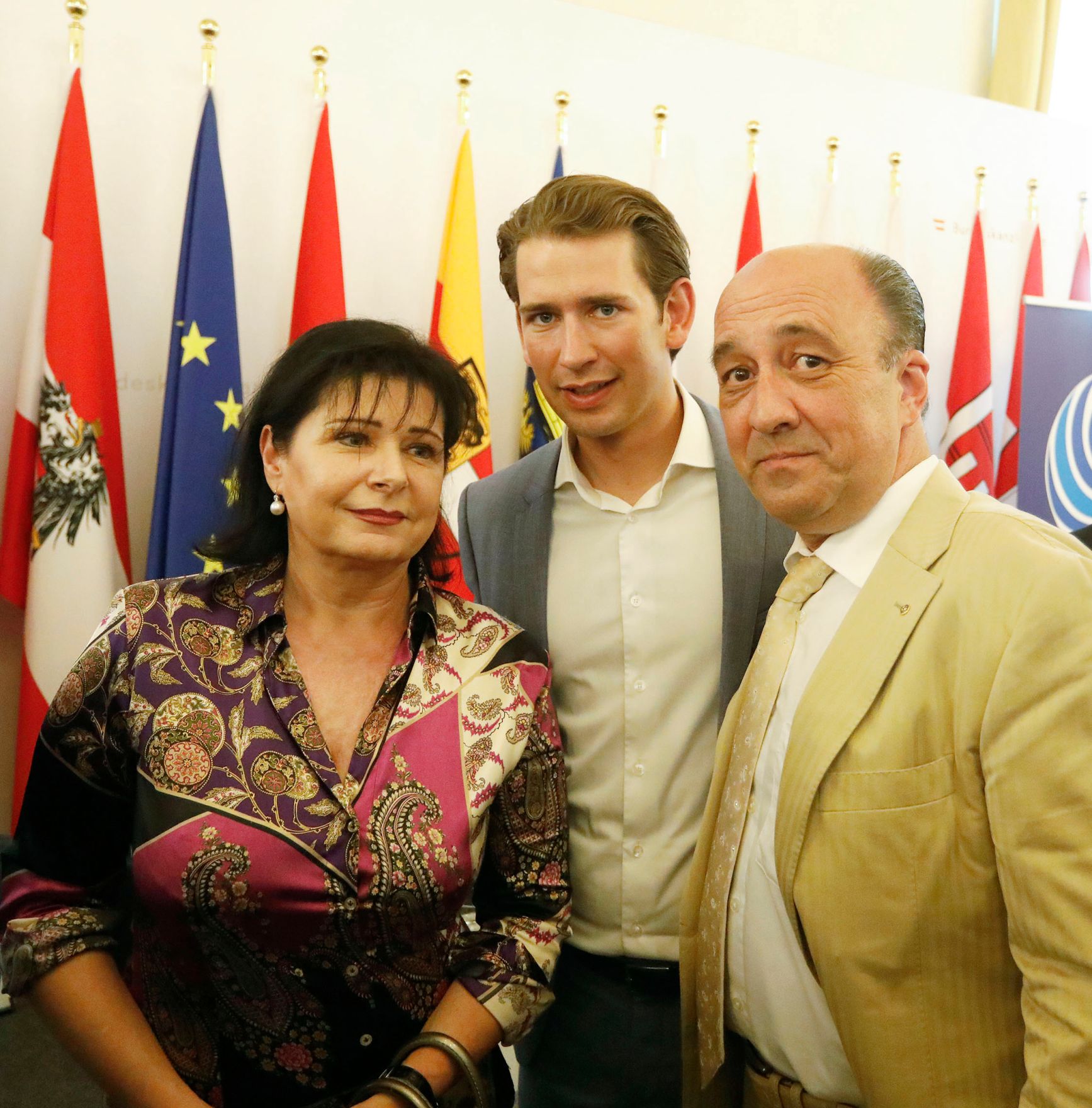 Am 20. August 2018 empfing Bundeskanzler Sebastian Kurz (m.) den Rotary Club &Ouml;sterreich im Bundeskanzleramt.