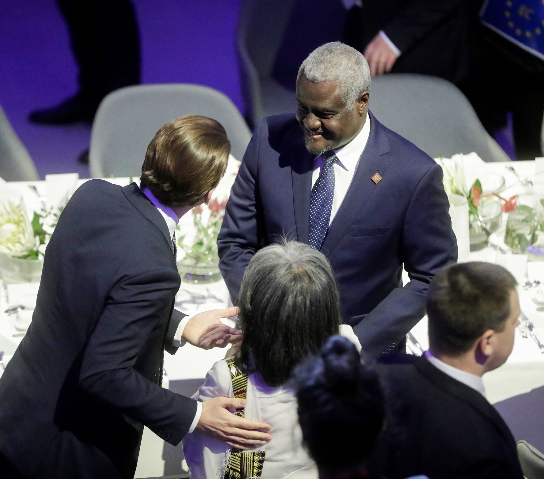Am 17. Dezember 2018 begann das &quot;Hochrangige Forum Afrika‑Europa&quot;. Im Bild Bundeskanzler Sebastian Kurz (l.) beim Abendempfang in der Spanischen Hofreitschule.