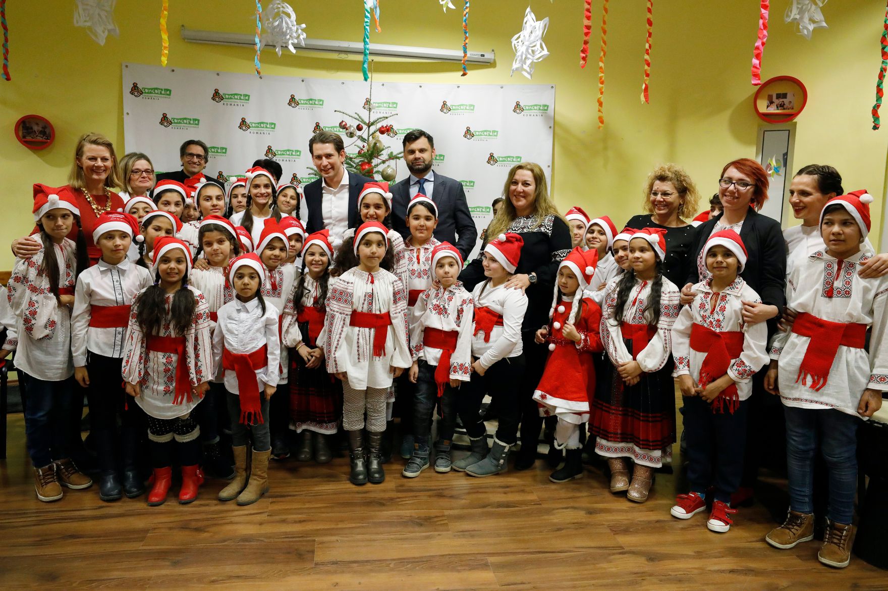 Am 21. Dezember 2018 reiste Bundeskanzler Sebastian Kurz zu einem Arbeitsbesuch nach Ploiesti. Im Bild beim Concordia Ausbildungscenter.