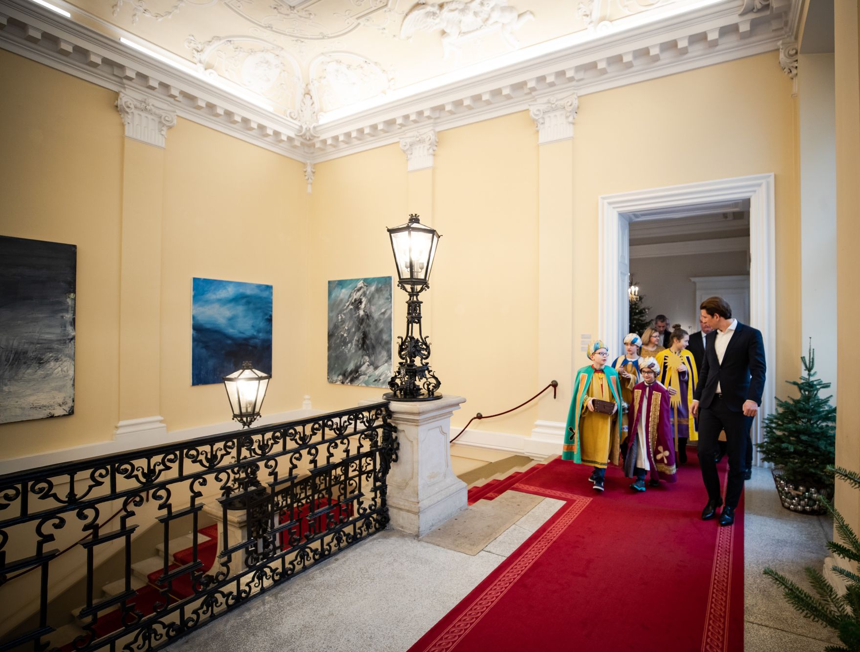 Am 28. Dezember 2018 empfing Bundeskanzler Sebastian Kurz Sternsinger im Bundeskanzleramt.