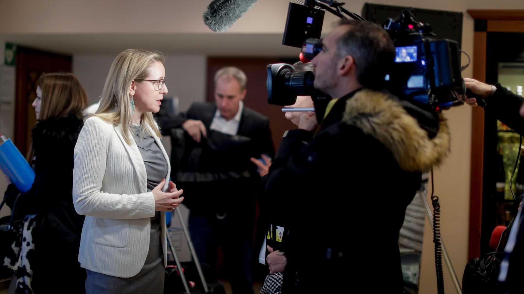 Am 29. J&auml;nner 2020 begann in Krems die zweit&auml;gige Klausurtagung der Bundesregierung. Im Bild Bundesministerin Margarete Schramb&ouml;ck.