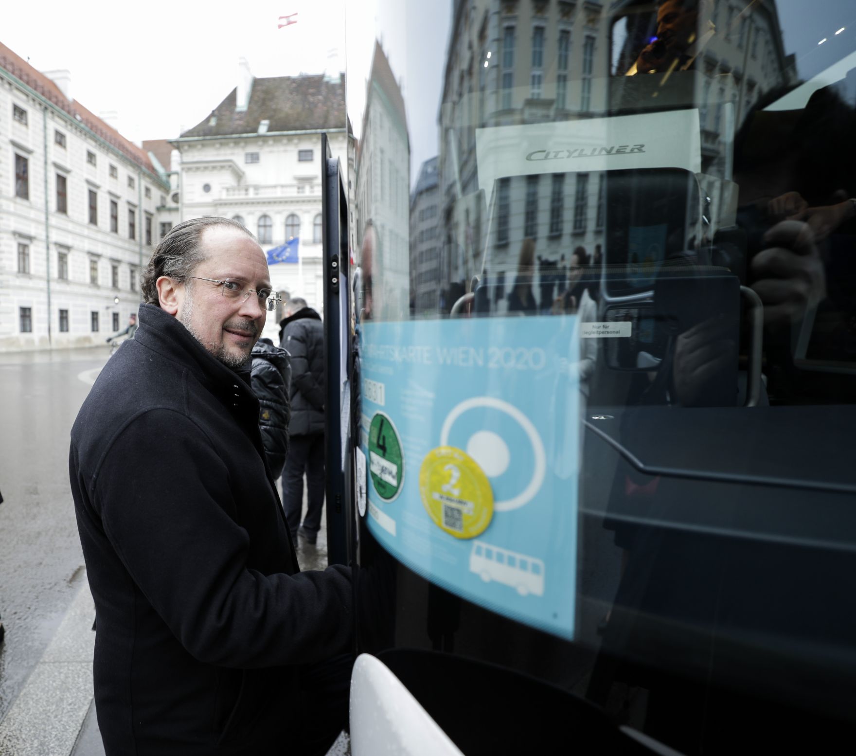 Am 29. J&auml;nner 2020 machte sich die Bundesregierung auf den Weg zur zweit&auml;gigen Regierungsklausur in Krems. Im Bild Bundesminister Alexander Schallenberg.