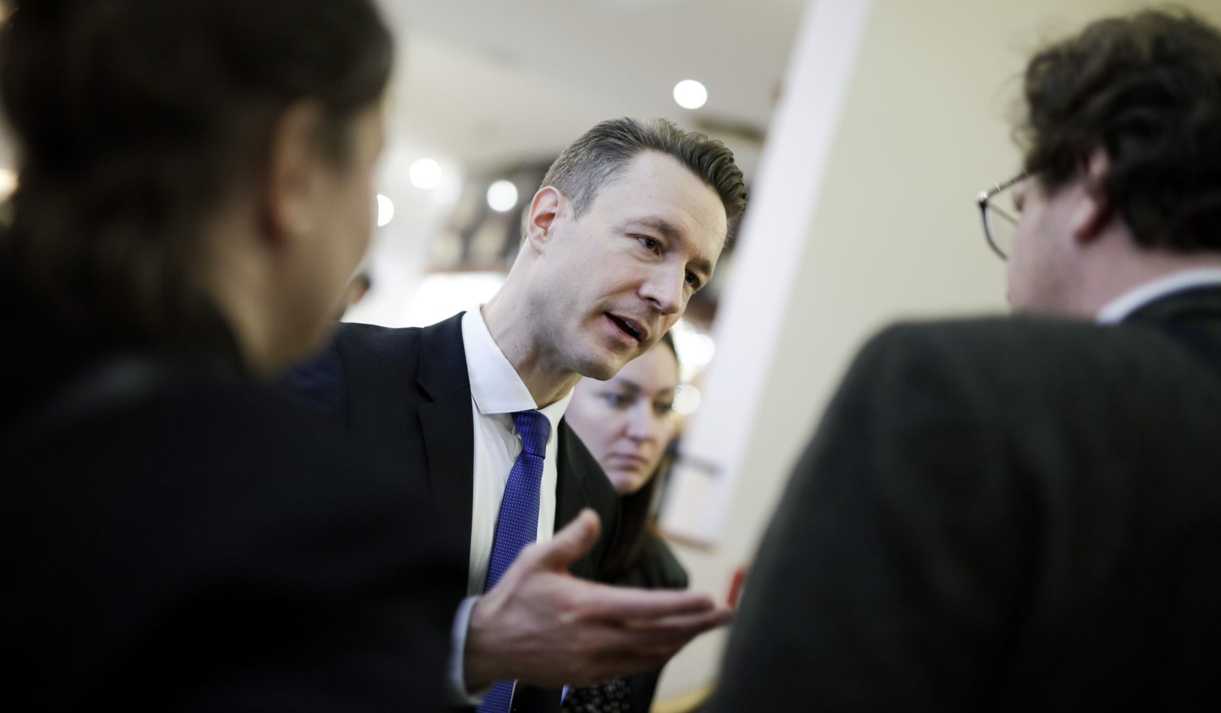 Am 29. J&auml;nner 2020 begann in Krems die zweit&auml;gige Klausurtagung der Bundesregierung. Im Bild Bundesminister Gernot Bl&uuml;mel.