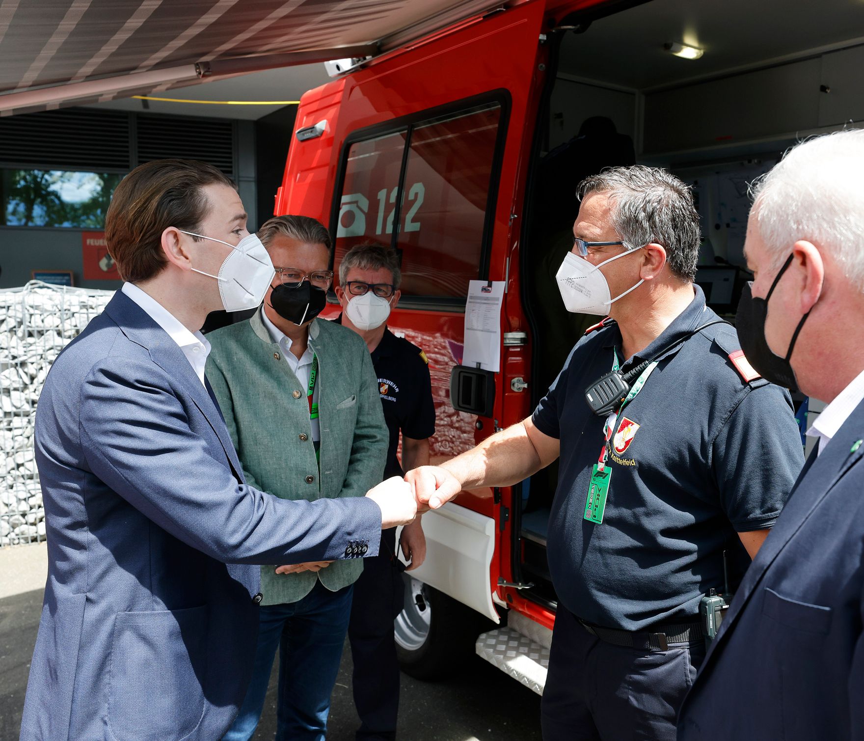 Am 27. Juni 2021 besuchte Bundeskanzler Sebastian Kurz (l.) den Formel 1 Grand Prix Austria in Spielberg.