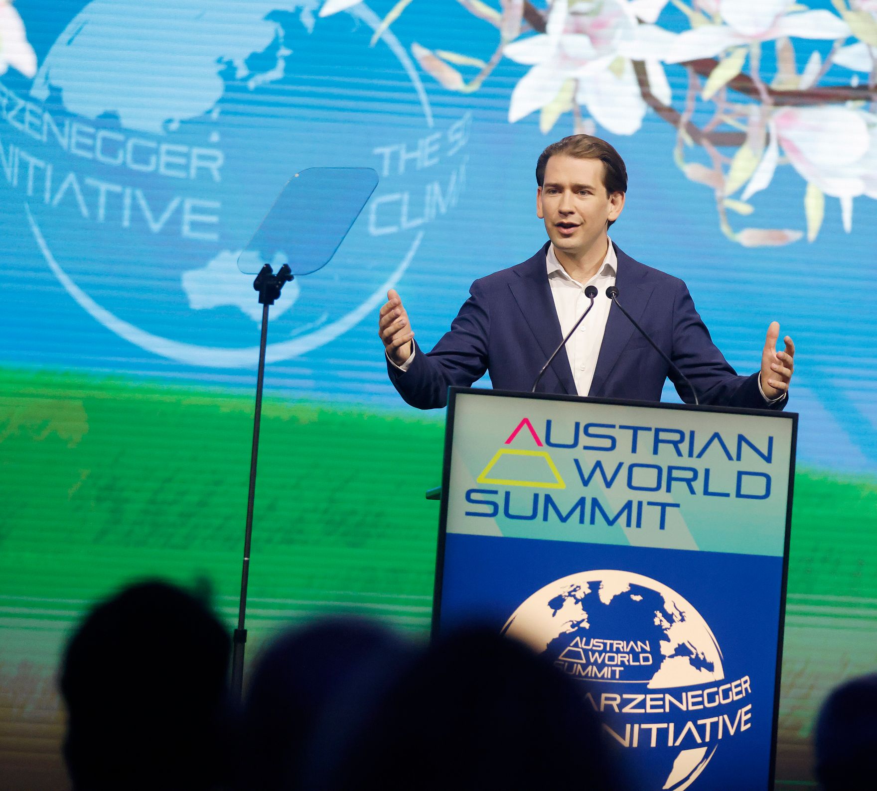 Am 1. Juli 2021 nahm Bundeskanzler Sebastian Kurz (im Bild) am 5. Austrian World Summit teil.