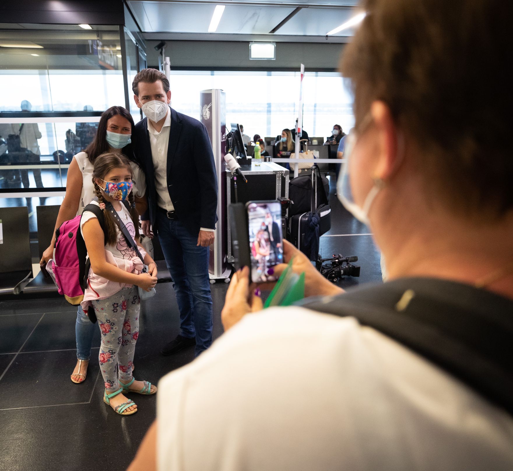 Bundeskanzler Sebastian Kurz (im Bild) vor seinem Abflug nach New York