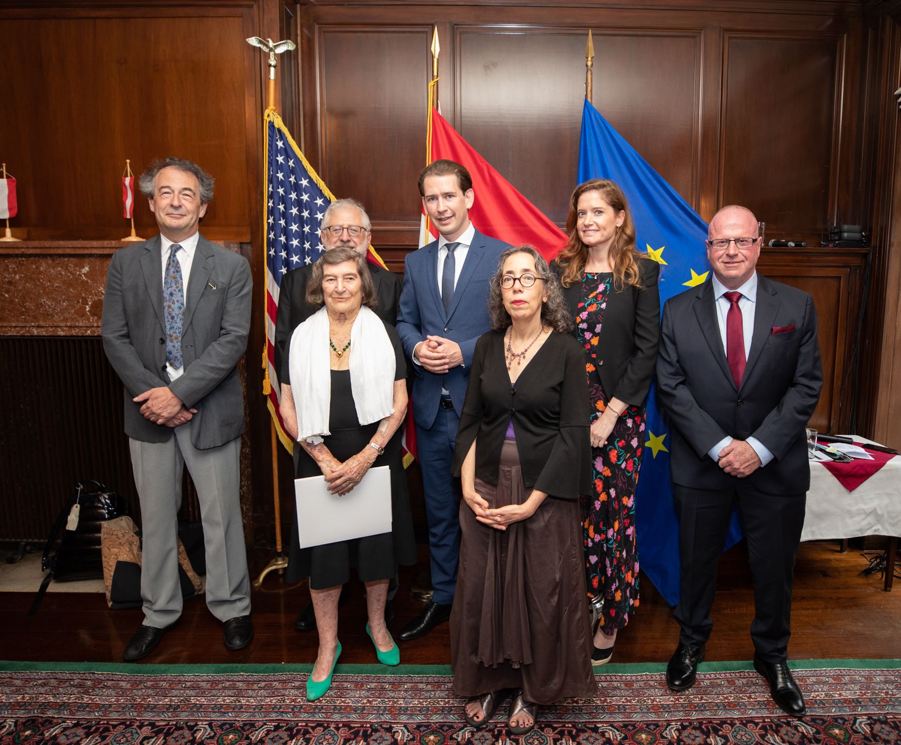 Am 14. Juli &uuml;berreichte Bundeskanzler Sebastian Kurz Staatsb&uuml;rgerschaften an Schoah &Uuml;berlebende bzw. an deren Angeh&ouml;rige.