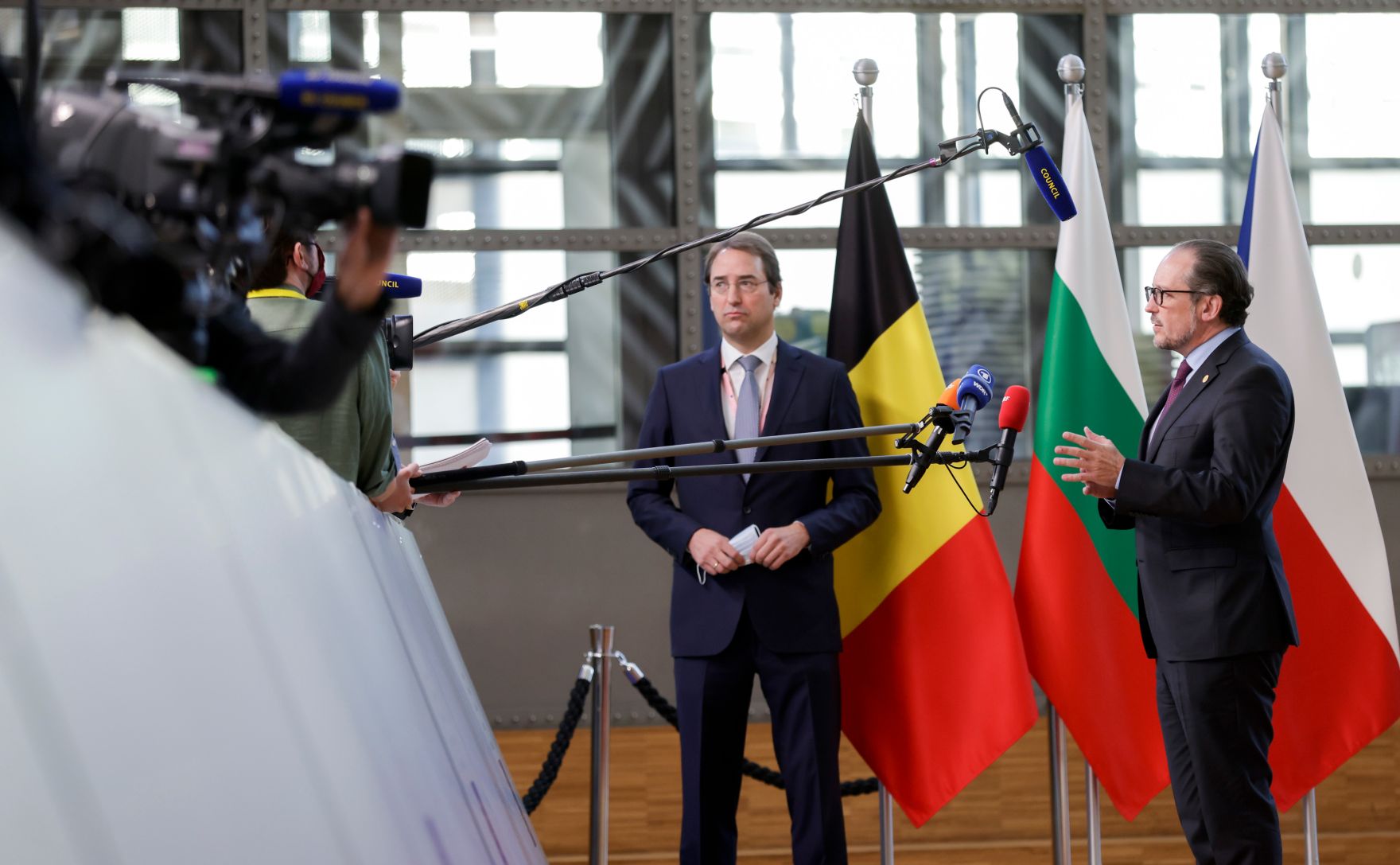 Am 22. Oktober 2021 war Bundeskanzler Alexander Schallenberg (im Bild) f&uuml;r den Europ&auml;ischen Rat in Br&uuml;ssel.