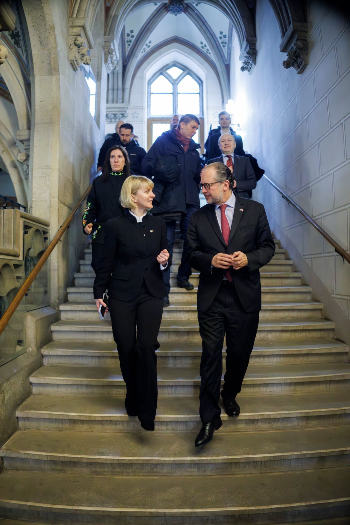 Am 23. Februar 2025 besuchte Bundeskanzler Alexander Schallenberg die Ukrainische Samstagsschule in Wien.