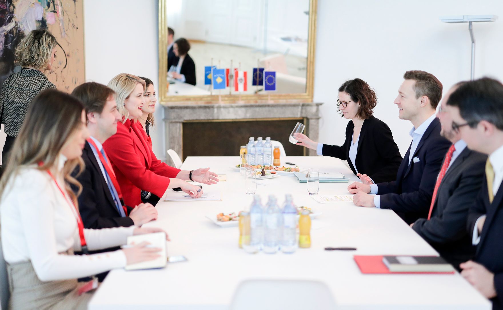 Am 29. J&auml;nner 2019 empfing Bundesminister Gernot Bl&uuml;mel die Ministerin f&uuml;r Europ&auml;ische Integration der Republik Kosovo, Dhurata Hoxha zu einem Gespr&auml;ch.