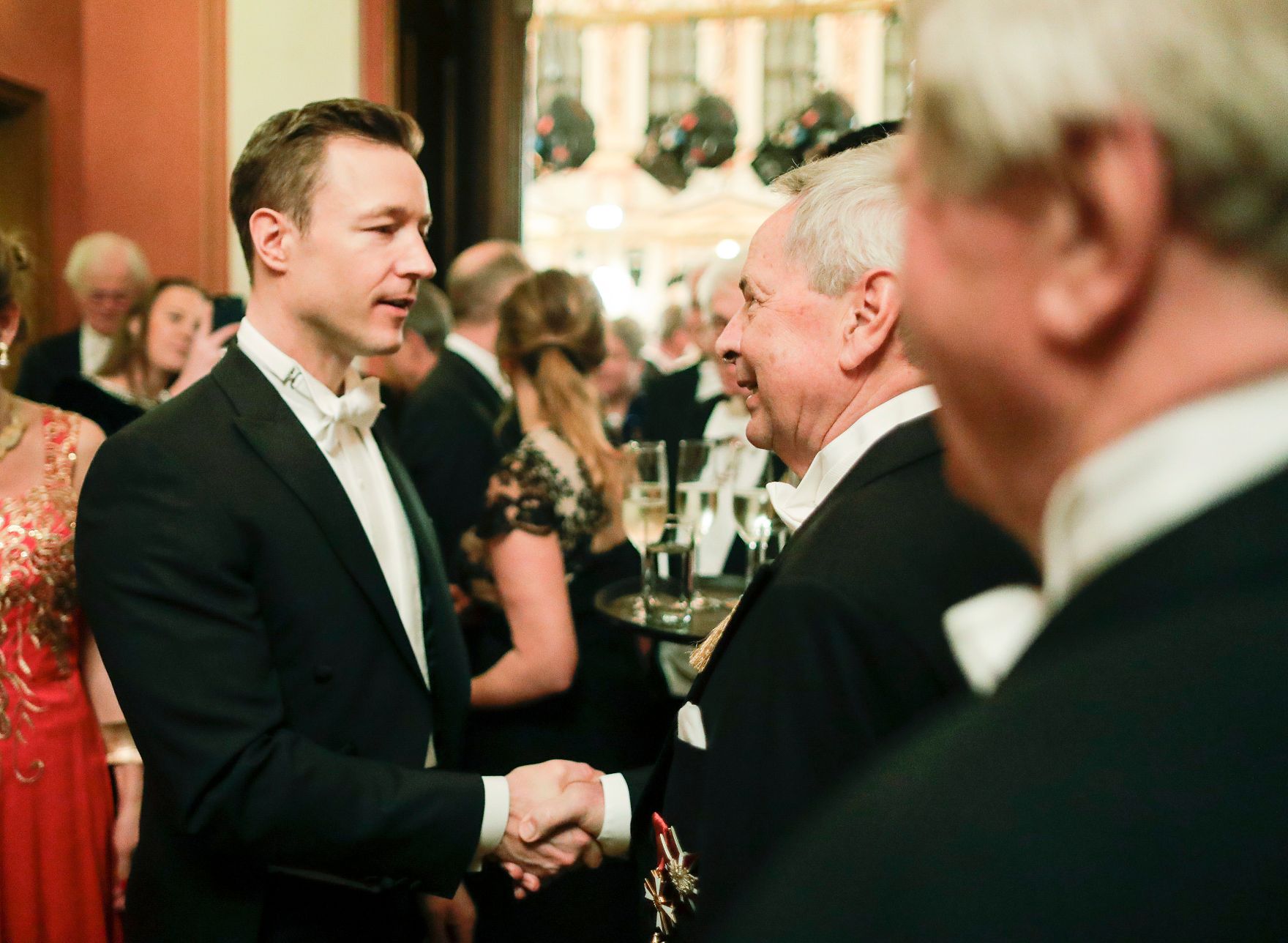 Am 26. J&auml;nner 2019 besuchte Bundesminister Gernot Bl&uuml;mel (l.) den Ball der Industrie und Technik.