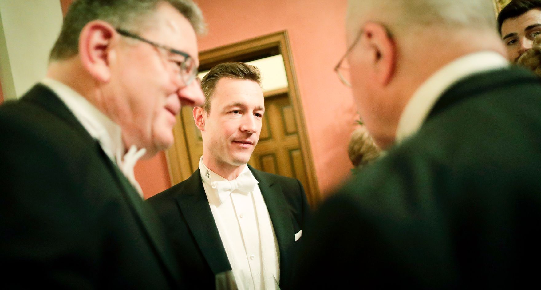 Am 26. J&auml;nner 2019 besuchte Bundesminister Gernot Bl&uuml;mel (m.) den Ball der Industrie und Technik.