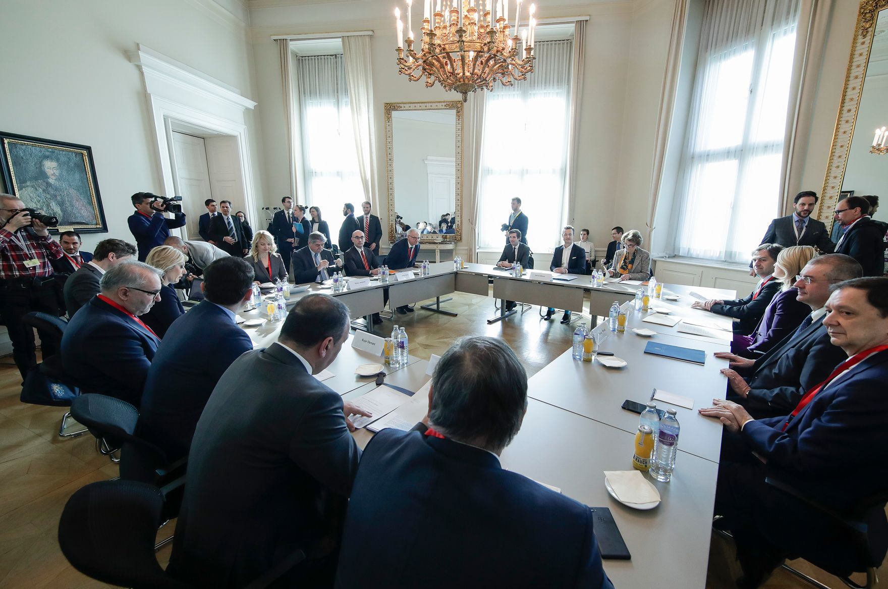 Am 21. Februar 2019 lud Bundesminister Gernot Bl&uuml;mel zur Konferenz &quot;Future of the EU - view from the Western Balkans&quot;.