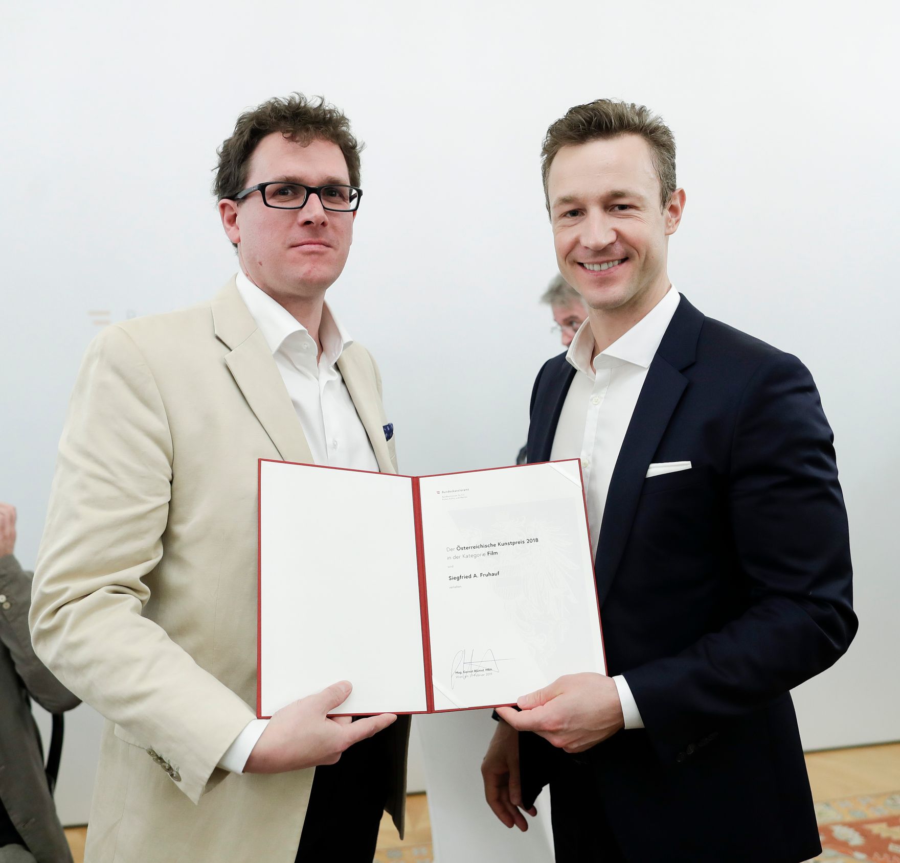 Am 21. Februar 2019 &uuml;berreichte Bundesminister Gernot Bl&uuml;mel die &Ouml;sterreichischen Kunstpreise und den Hans-Hollein-Kunstpreis.