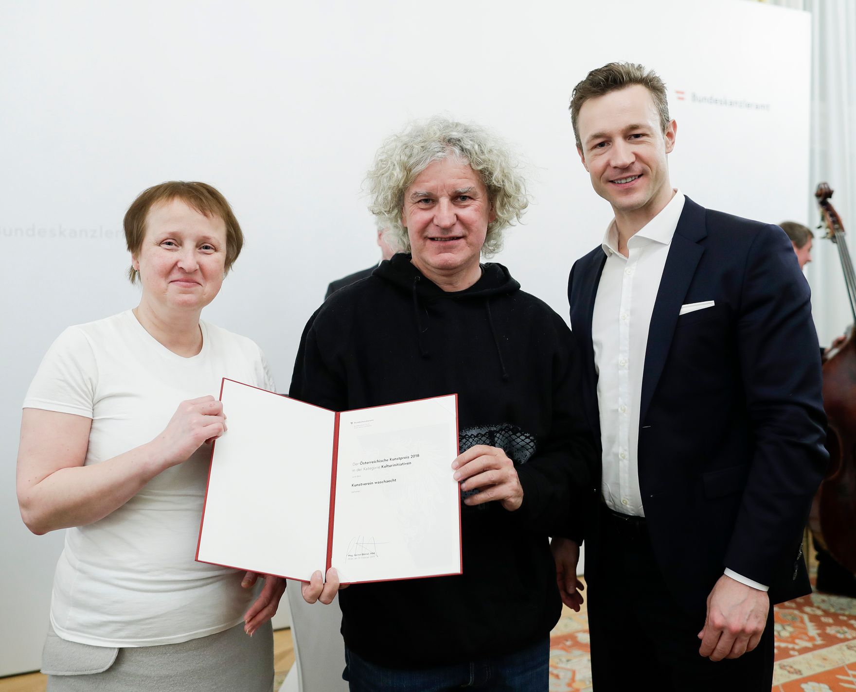 Am 21. Februar 2019 &uuml;berreichte Bundesminister Gernot Bl&uuml;mel die &Ouml;sterreichischen Kunstpreise und den Hans-Hollein-Kunstpreis.