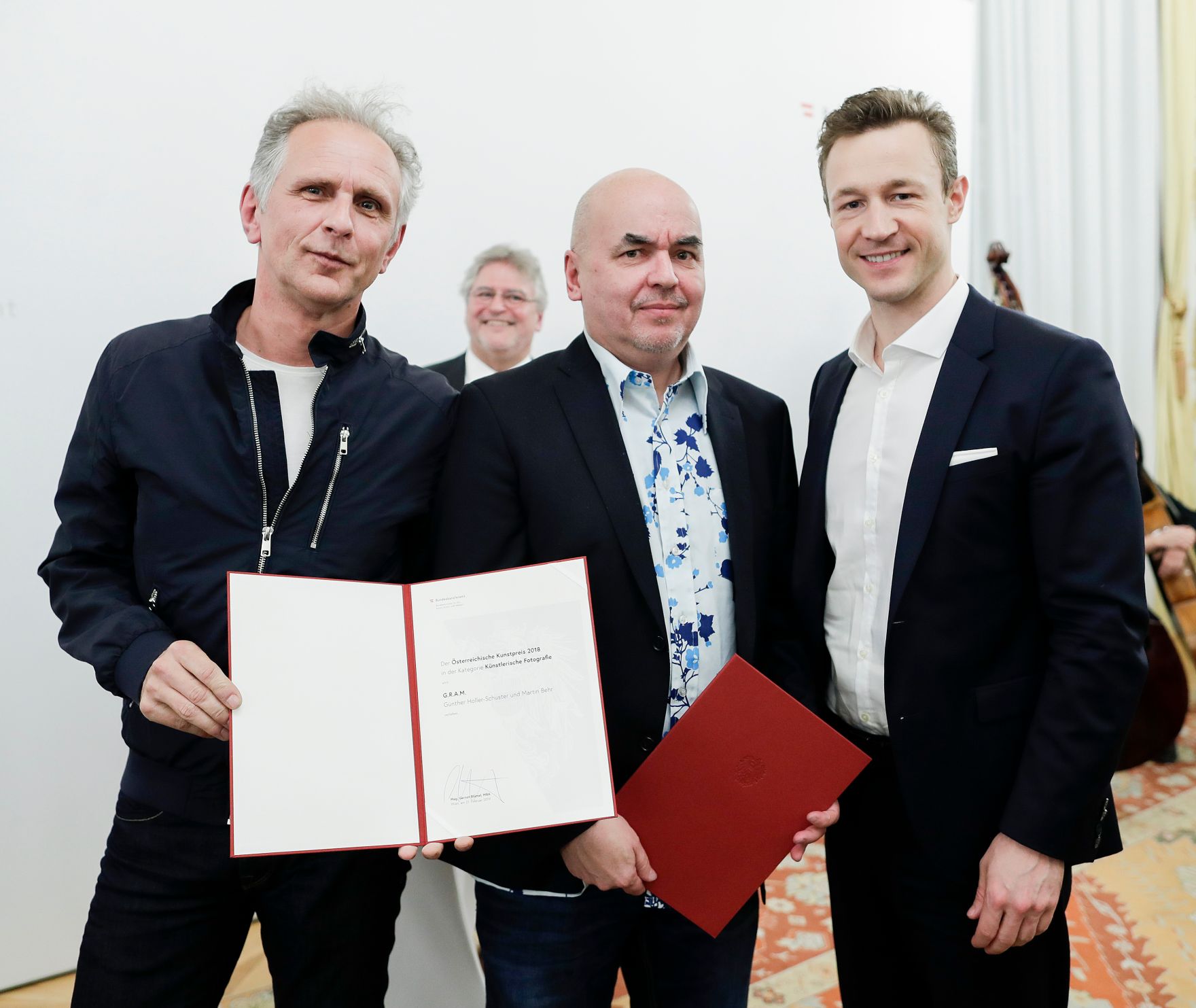 Am 21. Februar 2019 &uuml;berreichte Bundesminister Gernot Bl&uuml;mel die &Ouml;sterreichischen Kunstpreise und den Hans-Hollein-Kunstpreis.