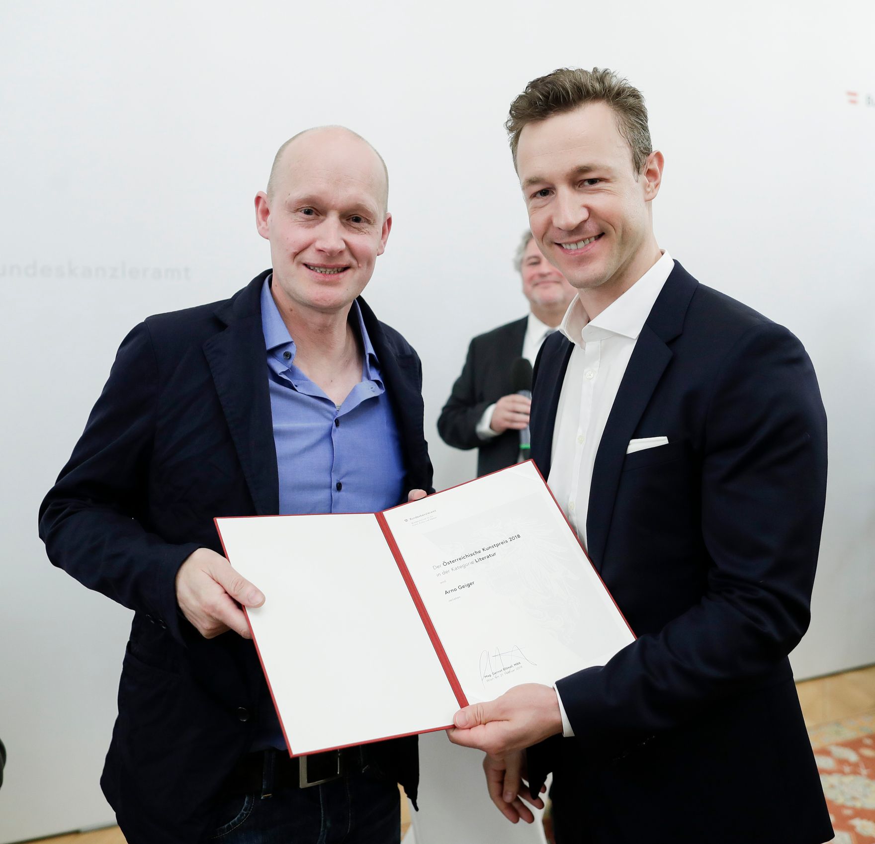 Am 21. Februar 2019 &uuml;berreichte Bundesminister Gernot Bl&uuml;mel die &Ouml;sterreichischen Kunstpreise und den Hans-Hollein-Kunstpreis.