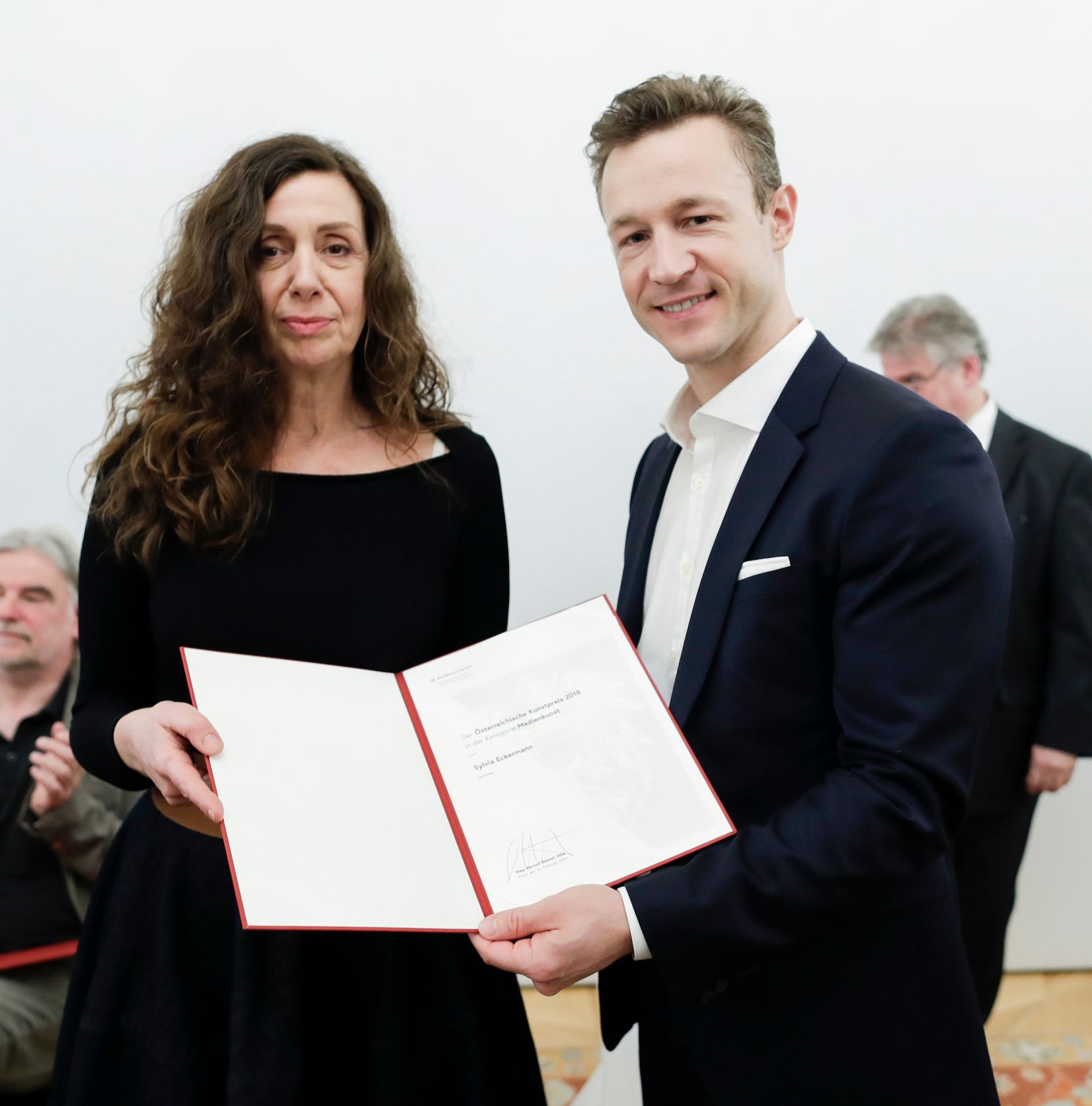 Am 21. Februar 2019 &uuml;berreichte Bundesminister Gernot Bl&uuml;mel die &Ouml;sterreichischen Kunstpreise und den Hans-Hollein-Kunstpreis.