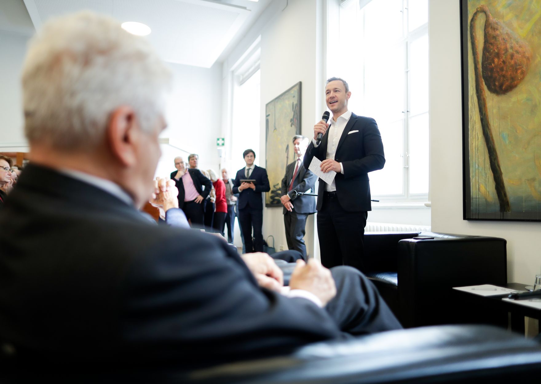 Am 6. M&auml;rz 2019 referierte Bundesminister Gernot Bl&uuml;mel beim &Ouml;GAVN zum Thema R&uuml;ckblick zum &Ouml;sterreichischen EU-Ratsvorsitz 2018.