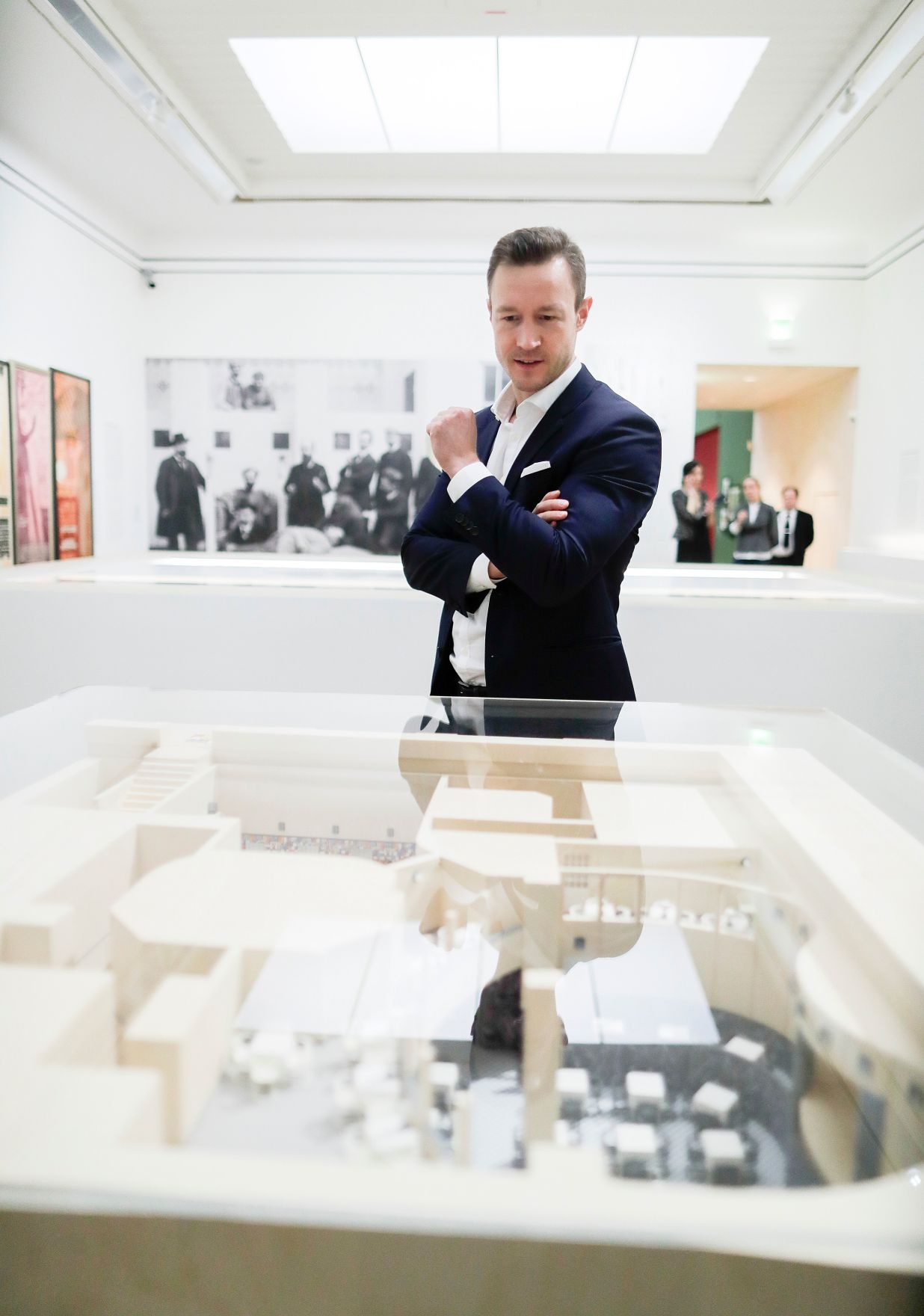 Am 15. M&auml;rz 2019 er&ouml;ffnete Bundesminister Gernot Bl&uuml;mel (im Bild) die Ausstellung &quot;Wien 1900. Aufbruch in die Moderne&quot; im Leopold Museum.