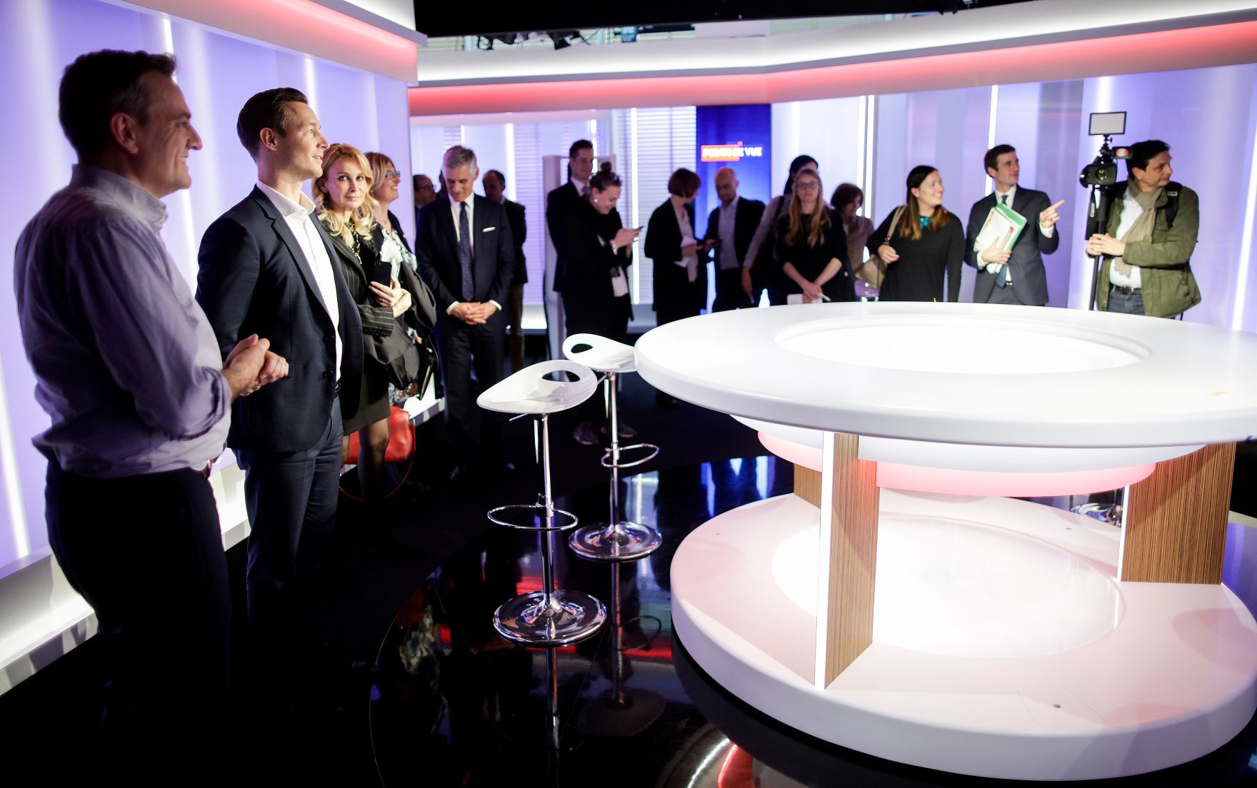 Am 21. M&auml;rz 2019 reiste Bundesminister Gernot Bl&uuml;mel nach Paris. Im Bild bei Le Figaro.