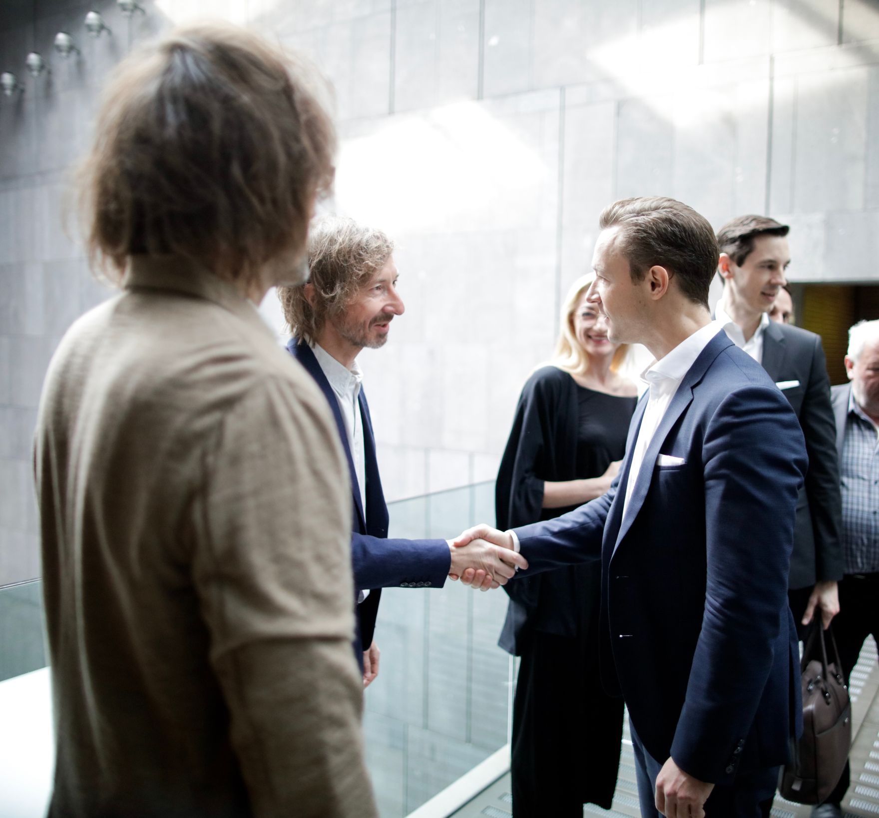 Am 03. April 2019 fand Pressekonferenz zum Thema &quot;Architekturbiennale Venedig 2020&quot; mit Bundesminister Gernot Bl&uuml;mel (r.) statt.