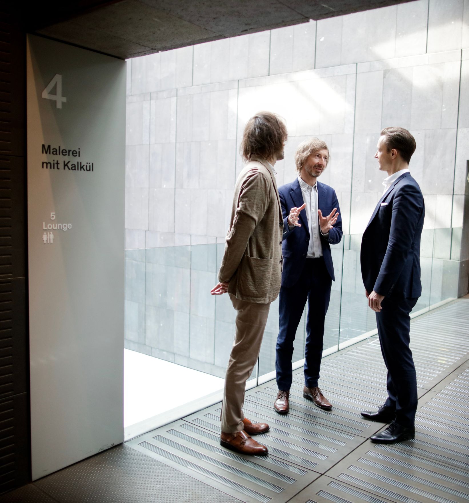 Am 03. April 2019 fand Pressekonferenz zum Thema &quot;Architekturbiennale Venedig 2020&quot; mit Bundesminister Gernot Bl&uuml;mel (r.) statt.