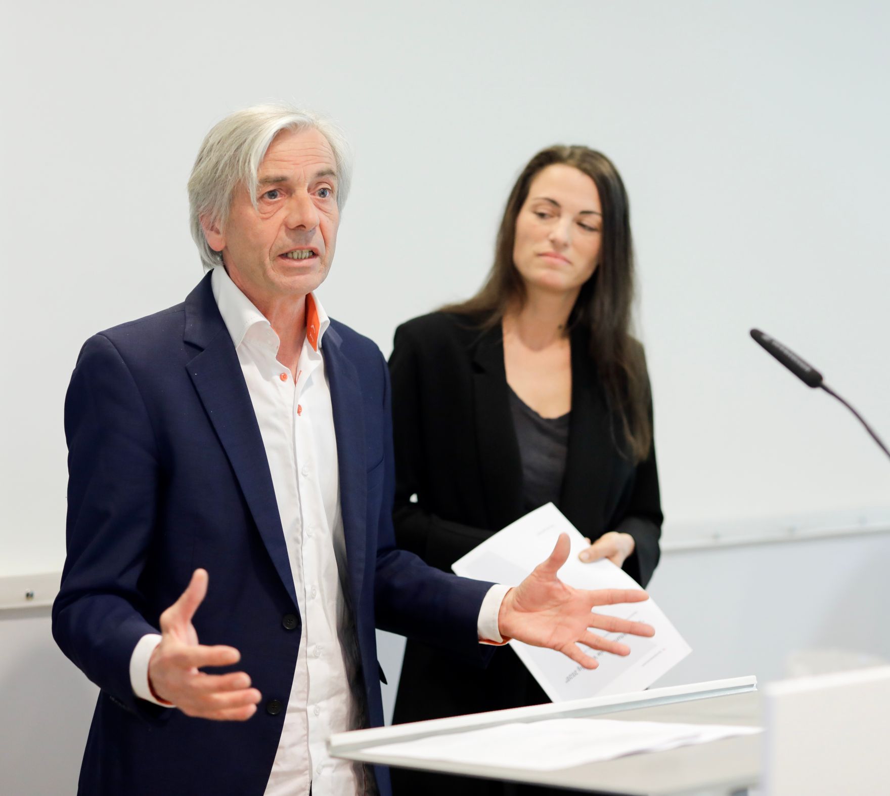 Am 03. April 2019 fand Pressekonferenz zum Thema &quot;Architekturbiennale Venedig 2020&quot; mit Bundesminister Gernot Bl&uuml;mel statt.
