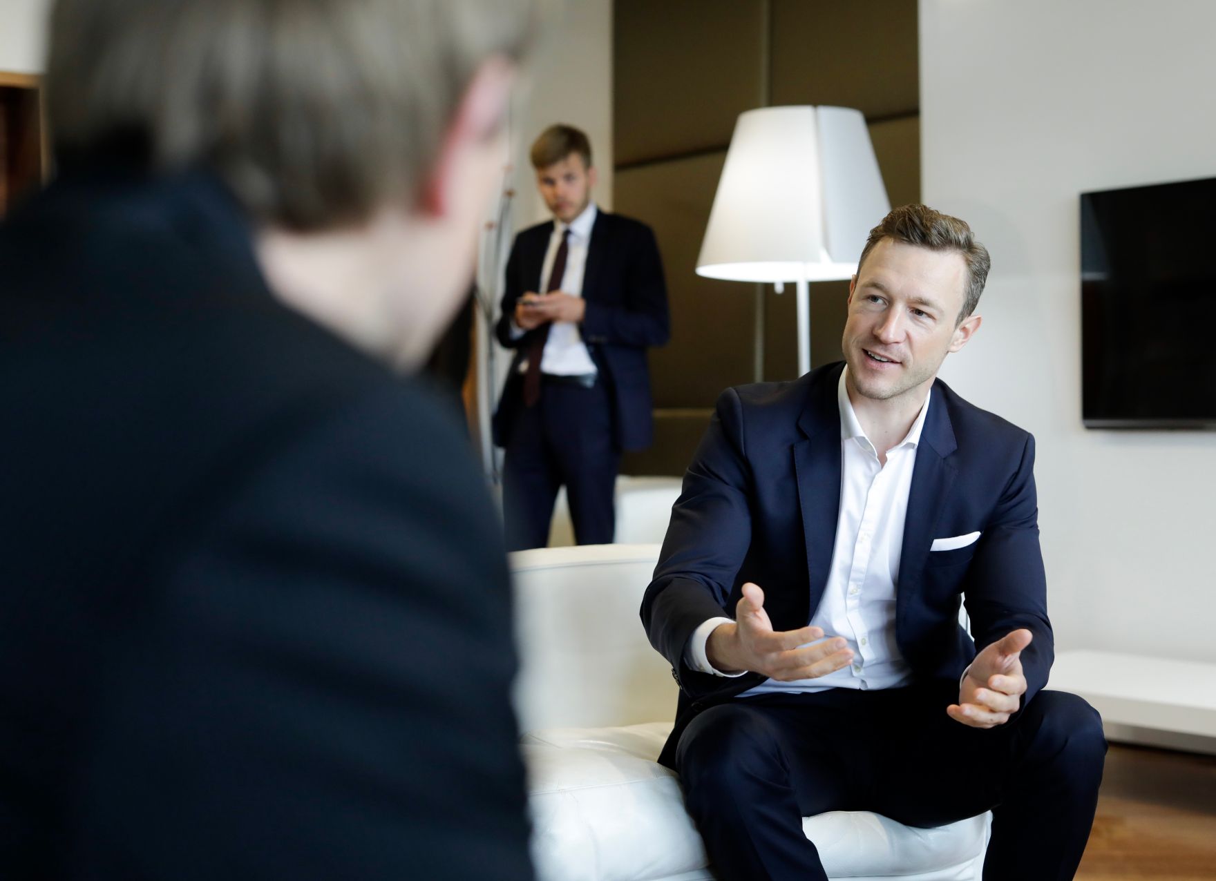 Am 3. Mai 2019 reiste Bundesminister Gernot Bl&uuml;mel (im Bild) anl&auml;sslich eines Arbeitsbesuchs nach Paris.