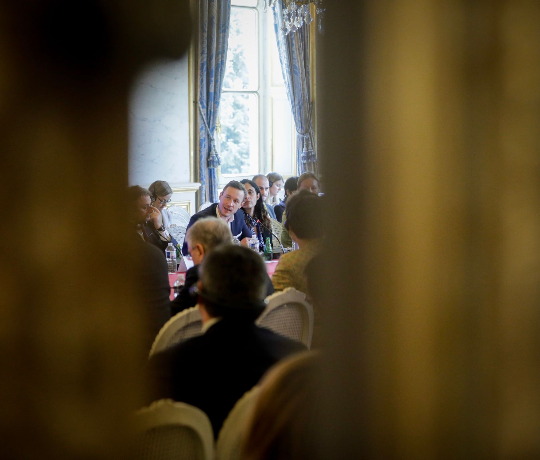 Am 3. Mai 2019 reiste Bundesminister Gernot Bl&uuml;mel anl&auml;sslich eines Arbeitsbesuchs nach Paris. Im Bild beim Treffen der EU-Minister.