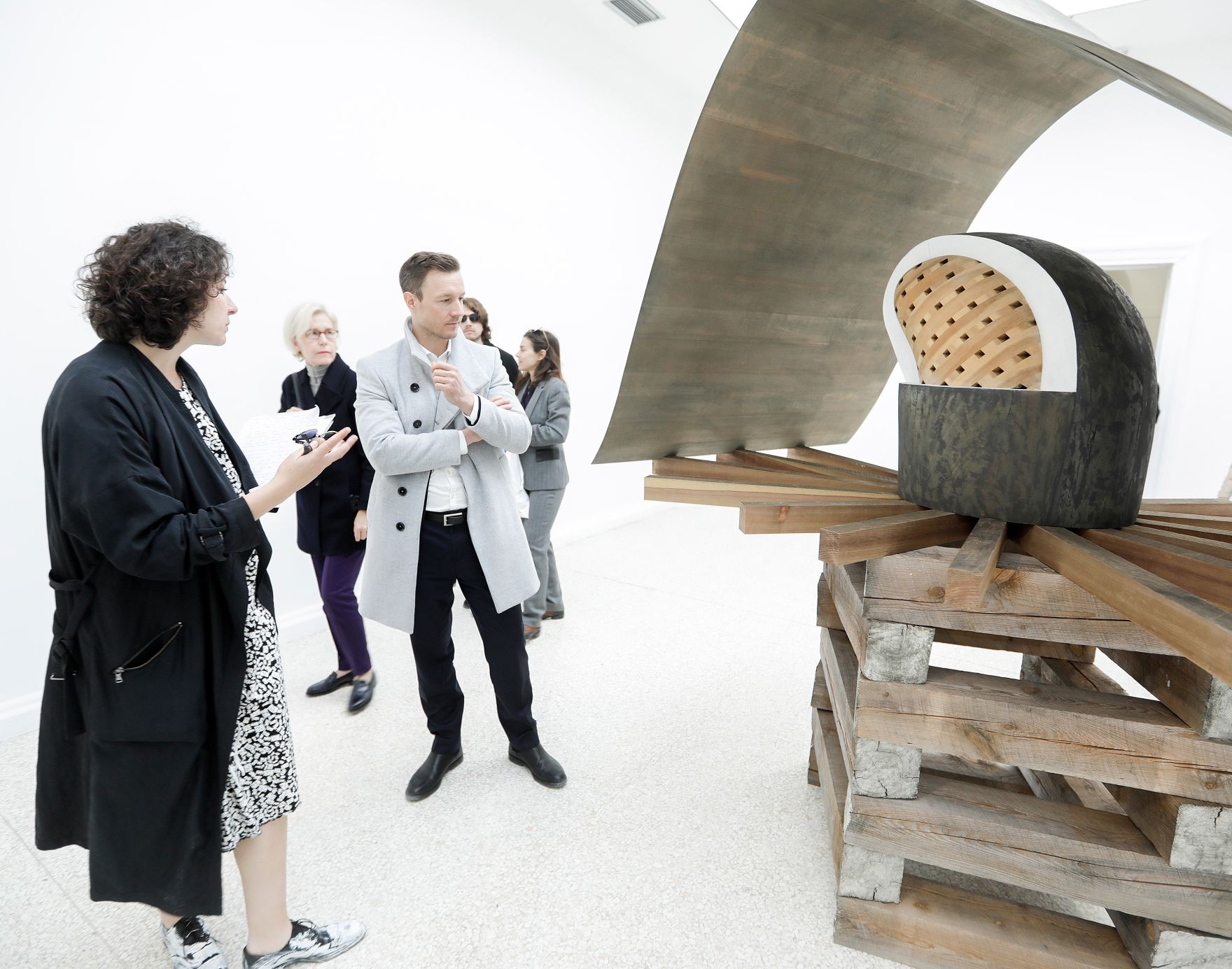 Am 09. Mai 2019 reiste Bundesminister Gernot Bl&uuml;mel (r.) anl&auml;sslich der Ausstellungser&ouml;ffnung im &Ouml;sterreich Pavillon auf der 58. Internationalen Kunstausstellung &quot;La Biennale di Venezia&quot; nach Venedig.