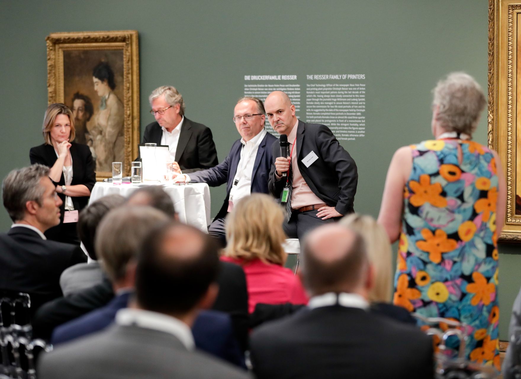 Am 7. Juni 2018 nahm Bundesminister Gernot Bl&uuml;mel am medienpolitischen Diskurs &quot;MedienEnquete&quot; teil. Im Bild die Senderchefin von PULS 4 Stefanie Groiss-Horowitz (l.), ORF-Generaldirektor Alexander Wrabetz (2.v.l.) und der Vorstandsvorsitzende der Moser Holding AG Hermann Petz (2.v.r.).