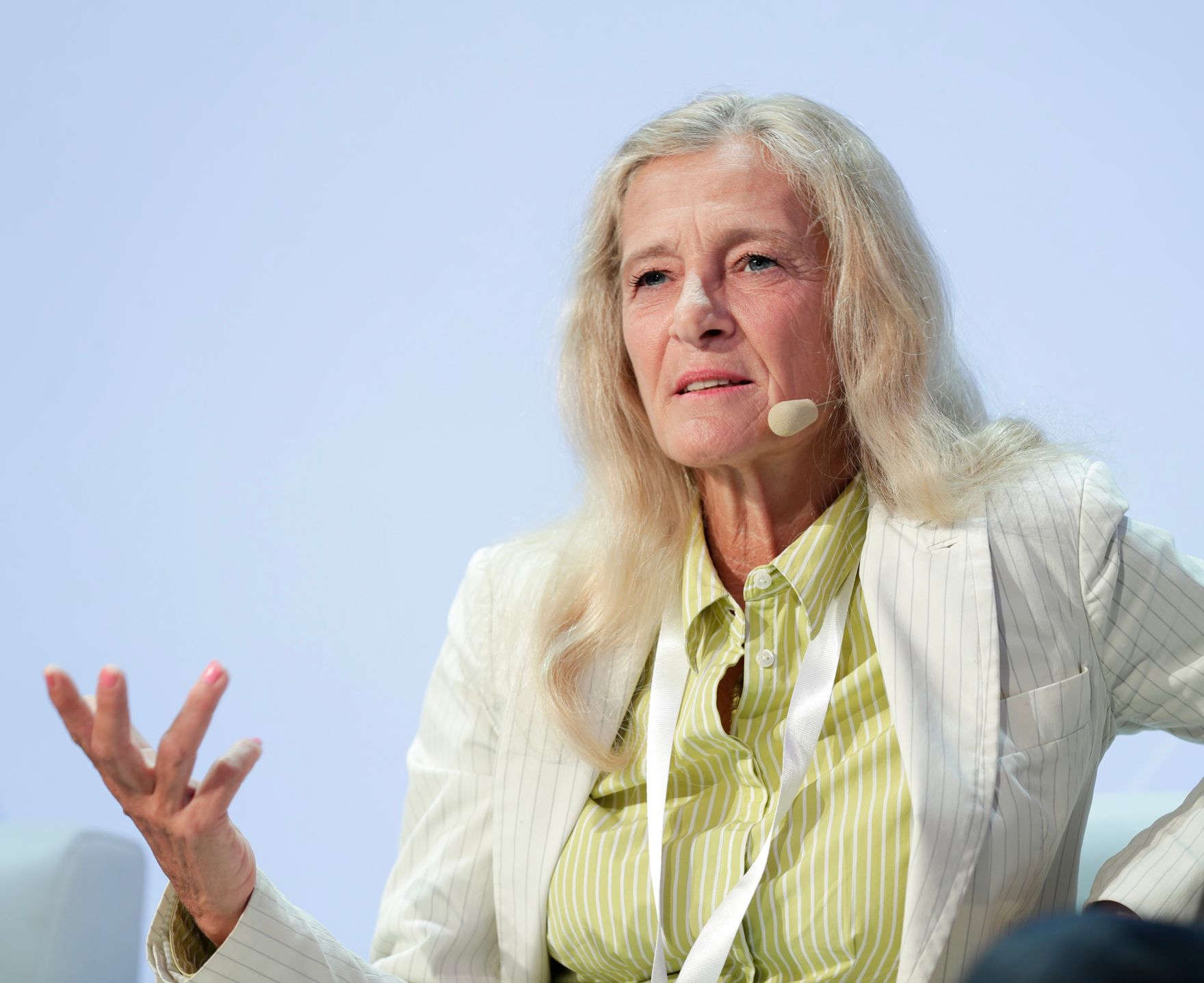 Am 8. Juni 2018 setzte Bundesminister Gernot Bl&uuml;mel seine Teilnahme am medienpolitischen Diskurs "MedienEnquete" fort. Im Bild die ORF-Programmdirektorin Kathrin Zechner.