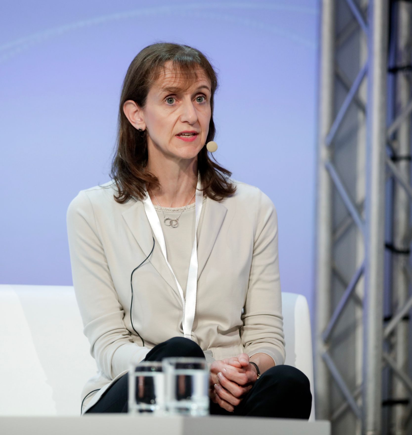 Am 7. Juni 2018 nahm Bundesminister Gernot Bl&uuml;mel am medienpolitischen Diskurs &quot;MedienEnquete&quot; teil. Im Bild die Directorate-General Connect stellvertretende Generaldirektorin der Europ&auml;ischen Kommission Claire Bury (im Bild).